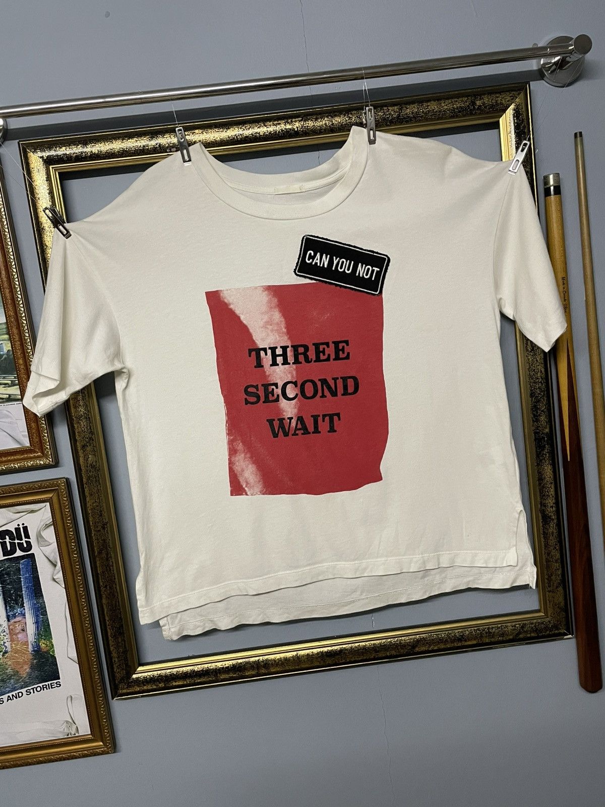 Designer × Japanese Brand × Vintage Japan Designer Gu ‘ Can U not 3 Second Wait ‘ Crooped Top Size US M / EU 48-50 / 2 - 2 Thumbnail