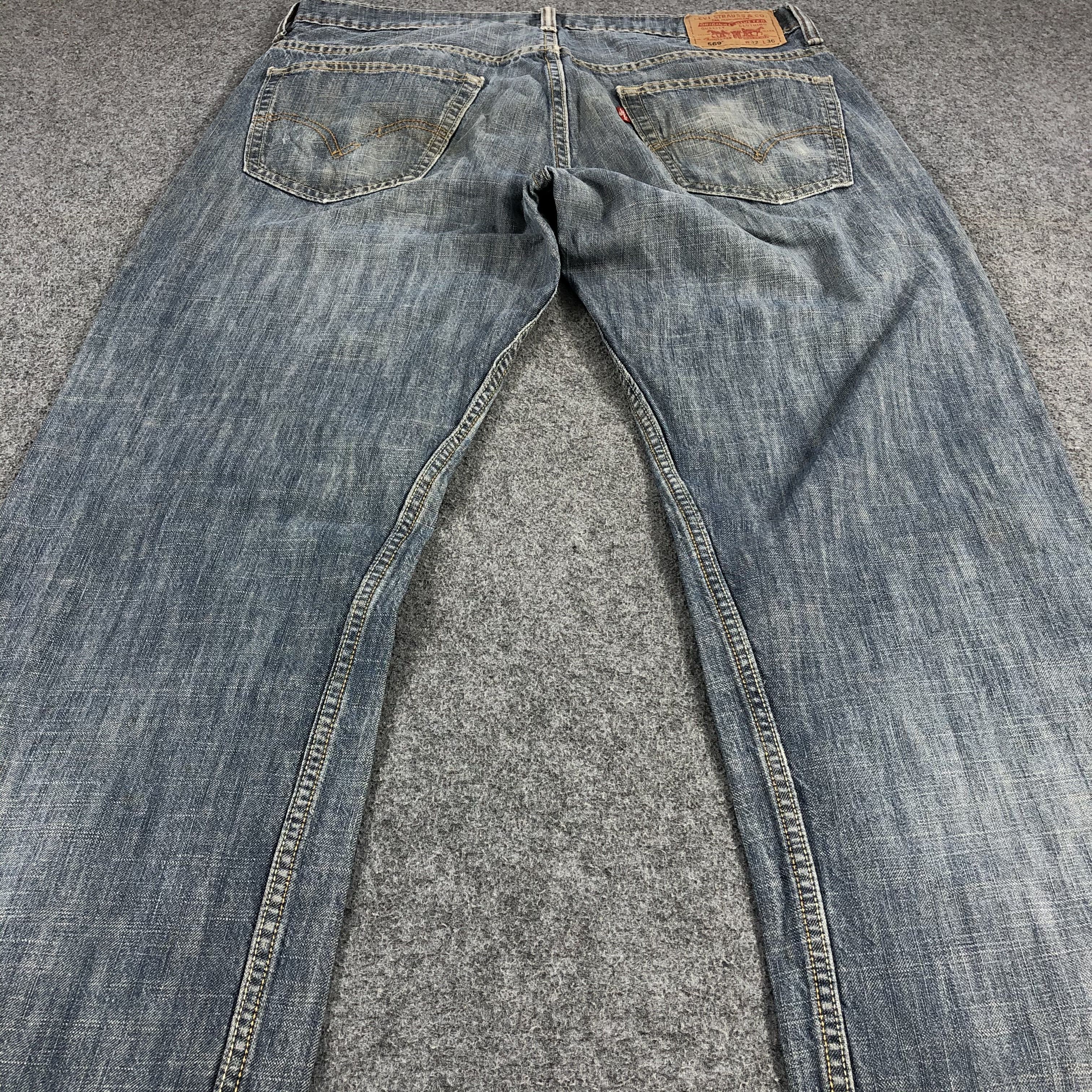 Levi's × Vintage Vintage Mud Wash Levis 569 Jeans-JM1329 Size US 35 - 4 Thumbnail