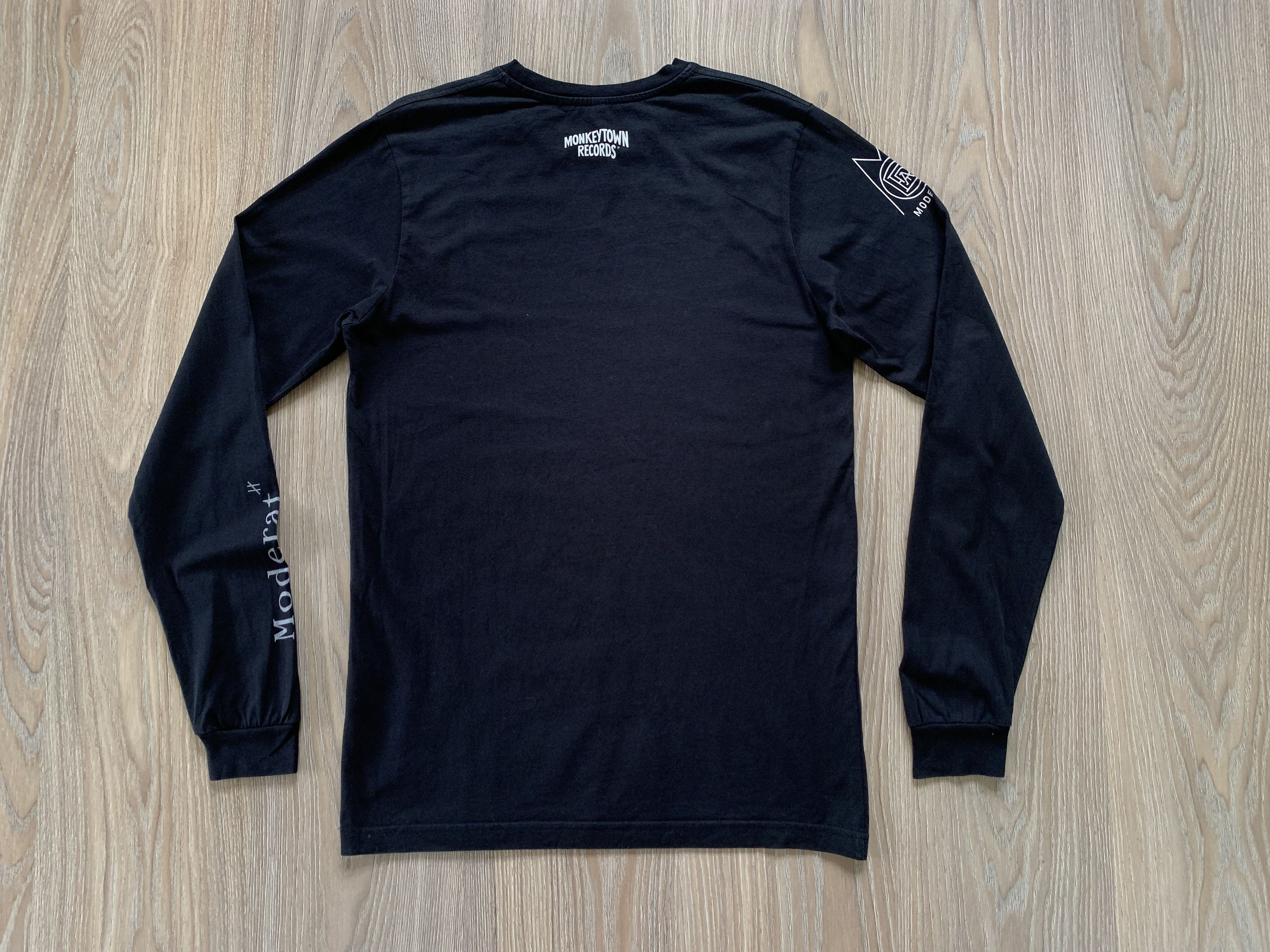 Band Tees × Vintage Moderat Monkeytown Records Black Long Sleeve Size US S / EU 44-46 / 1 - 3 Thumbnail