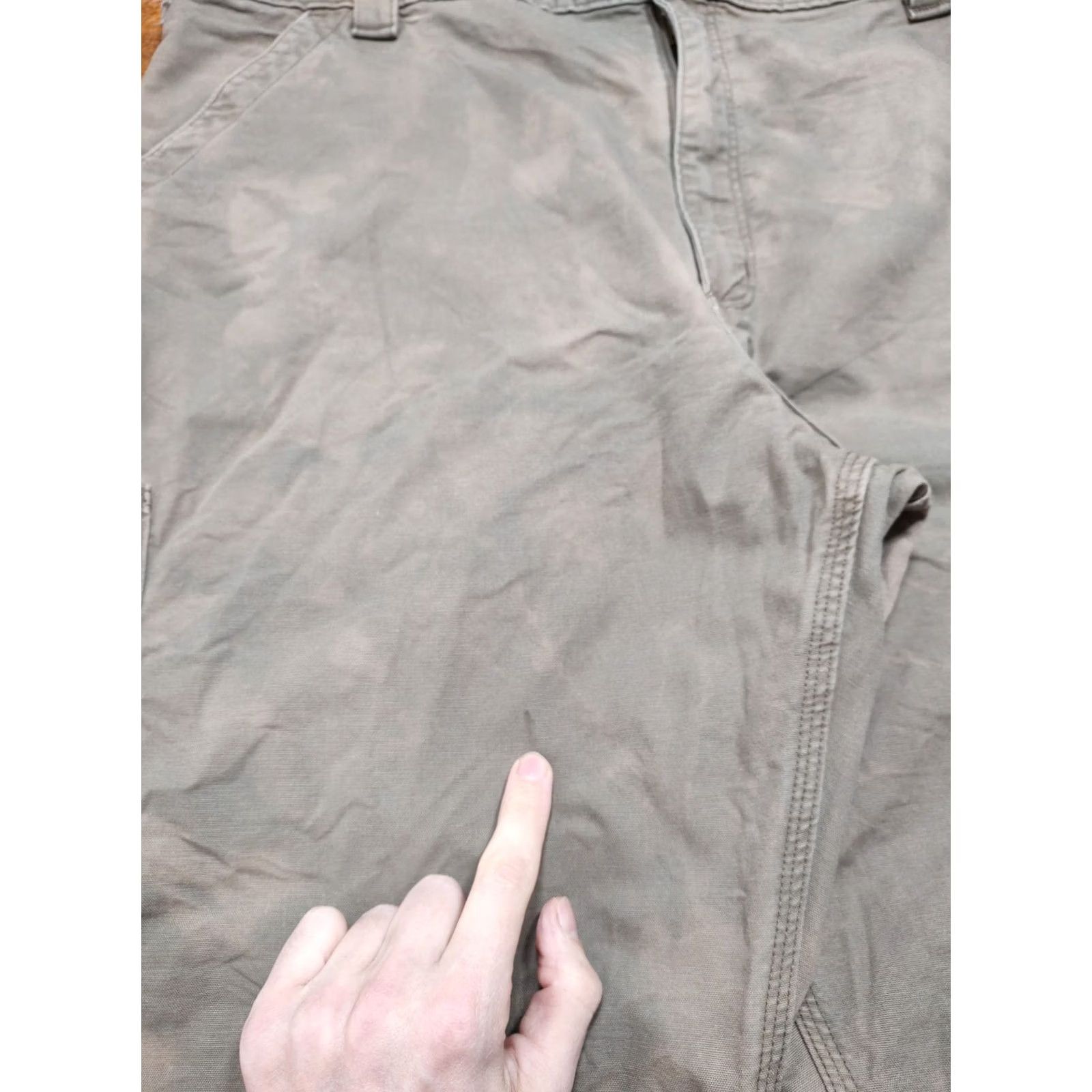 Carhartt Carhartt Carpenter Pants Brown Acid Wash Tie Dye Canvas Mens 42x32 Grunge Workwear Size US 42 / EU 58 - 5 Thumbnail