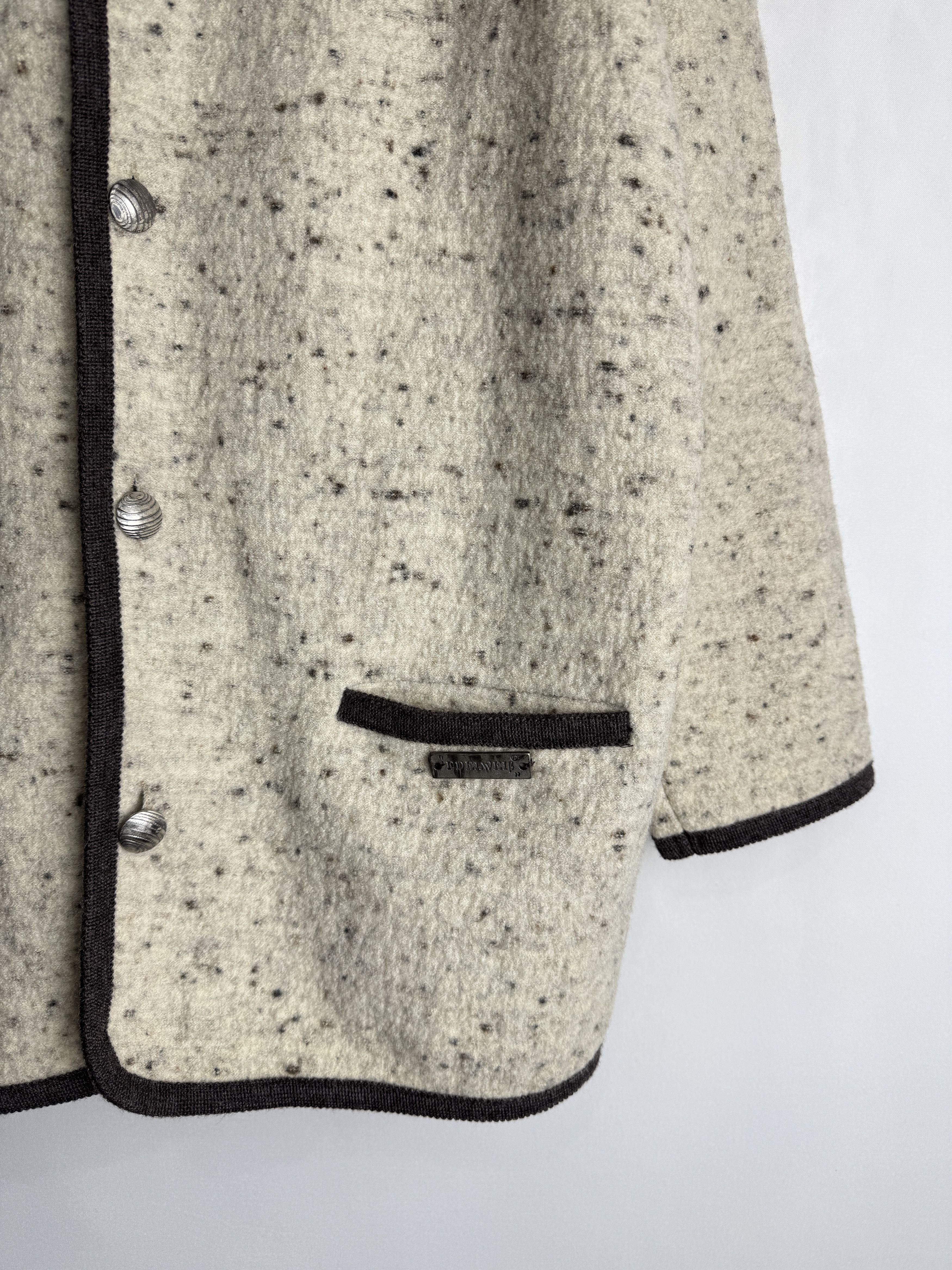 Other × Vintage EDELWEIß men’s boiled wool cardigan, made in Italy Size US M / EU 48-50 / 2 - 5 Thumbnail