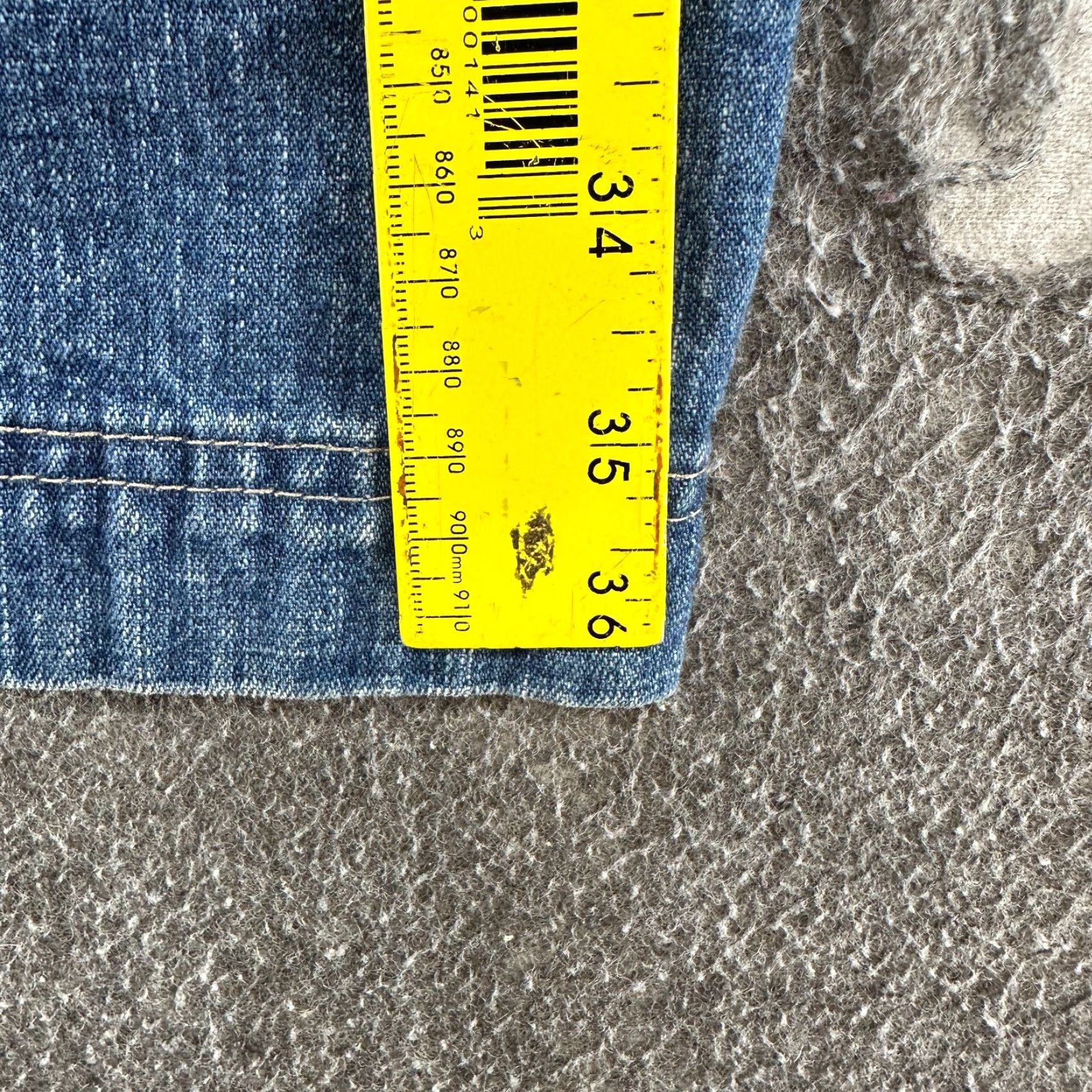 Vintage VINTAGE Style&co. Maxi Skirt Womens 8 Blue Long Denim Cotton 90s Pockets Stretch Size 30" / US 8 / IT 44 - 6 Thumbnail