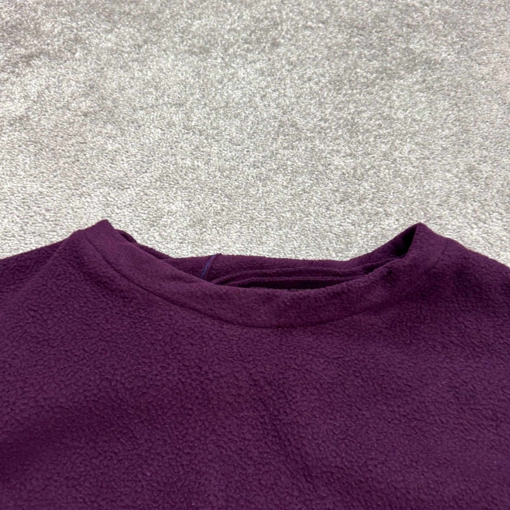 Vintage VINTAGE Y2K Dress Women 2X Purple Leopard Lounge Fleece Tunic Oversized Handmade Size XXL / US 16-18 / IT 52-54 - 4 Thumbnail