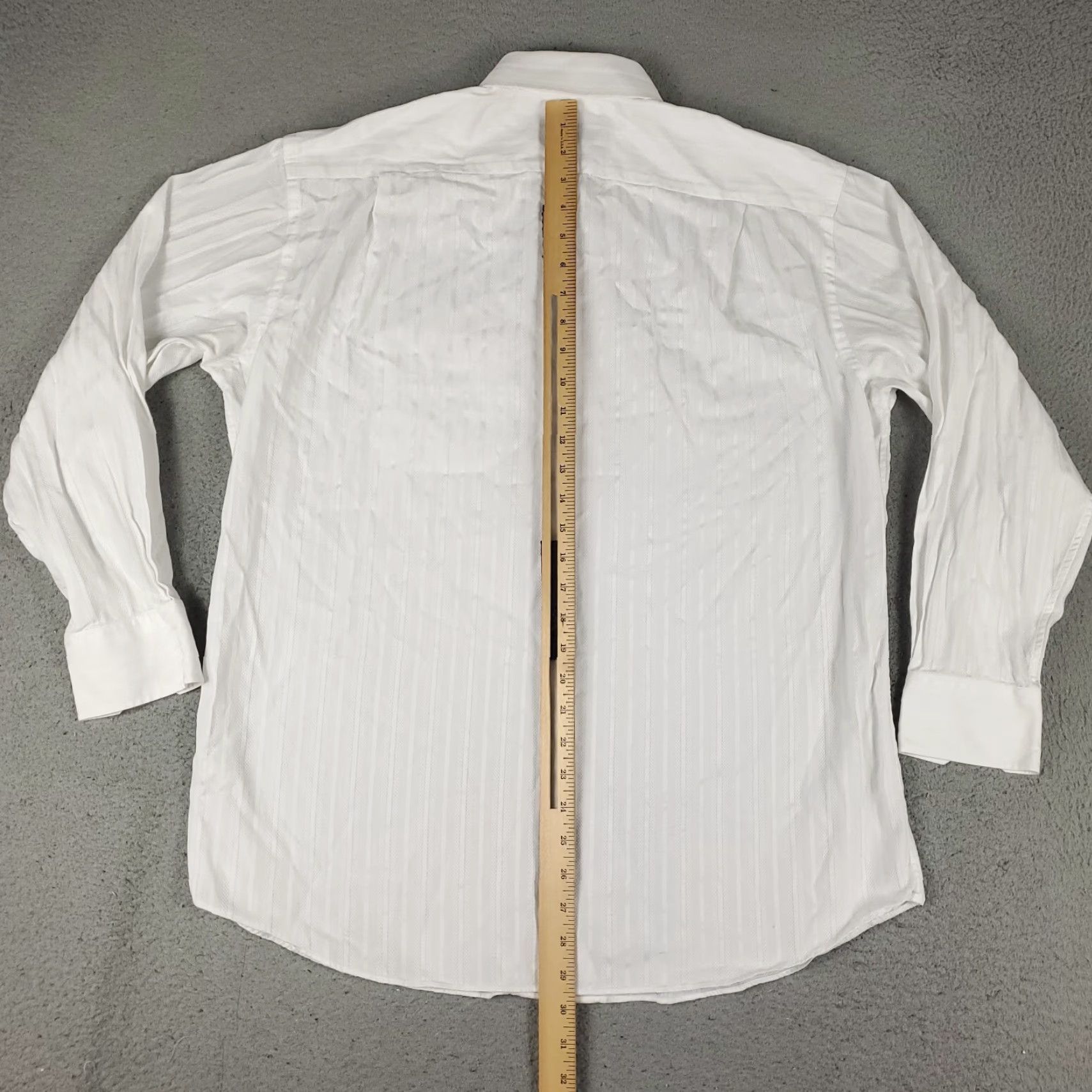 Tommy Bahama Tommy Bahama White Dress Shirt Mens 16 Long Sleeve Button-Up Classic Size 42R - 4 Thumbnail