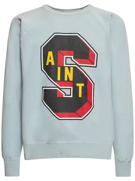 DENIM TEARS × Saint Michael 'Saint Tears' Logo Sweatshirt Size US L / EU 52-54 / 3 - 8 Thumbnail