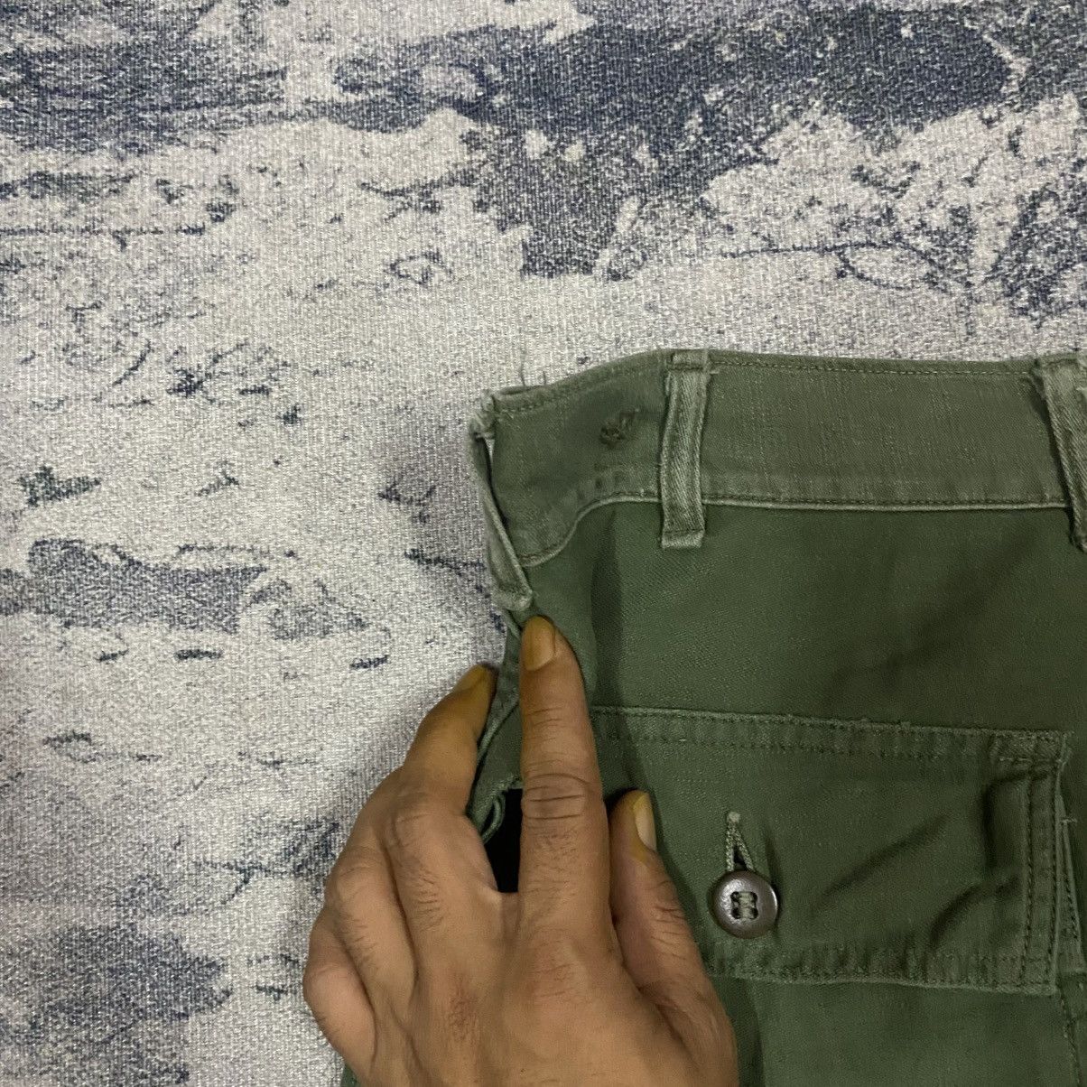 Army Of Me 1960s US Army OG-107 Sateen Vietnam War Trousers Size US 31 - 11 Thumbnail