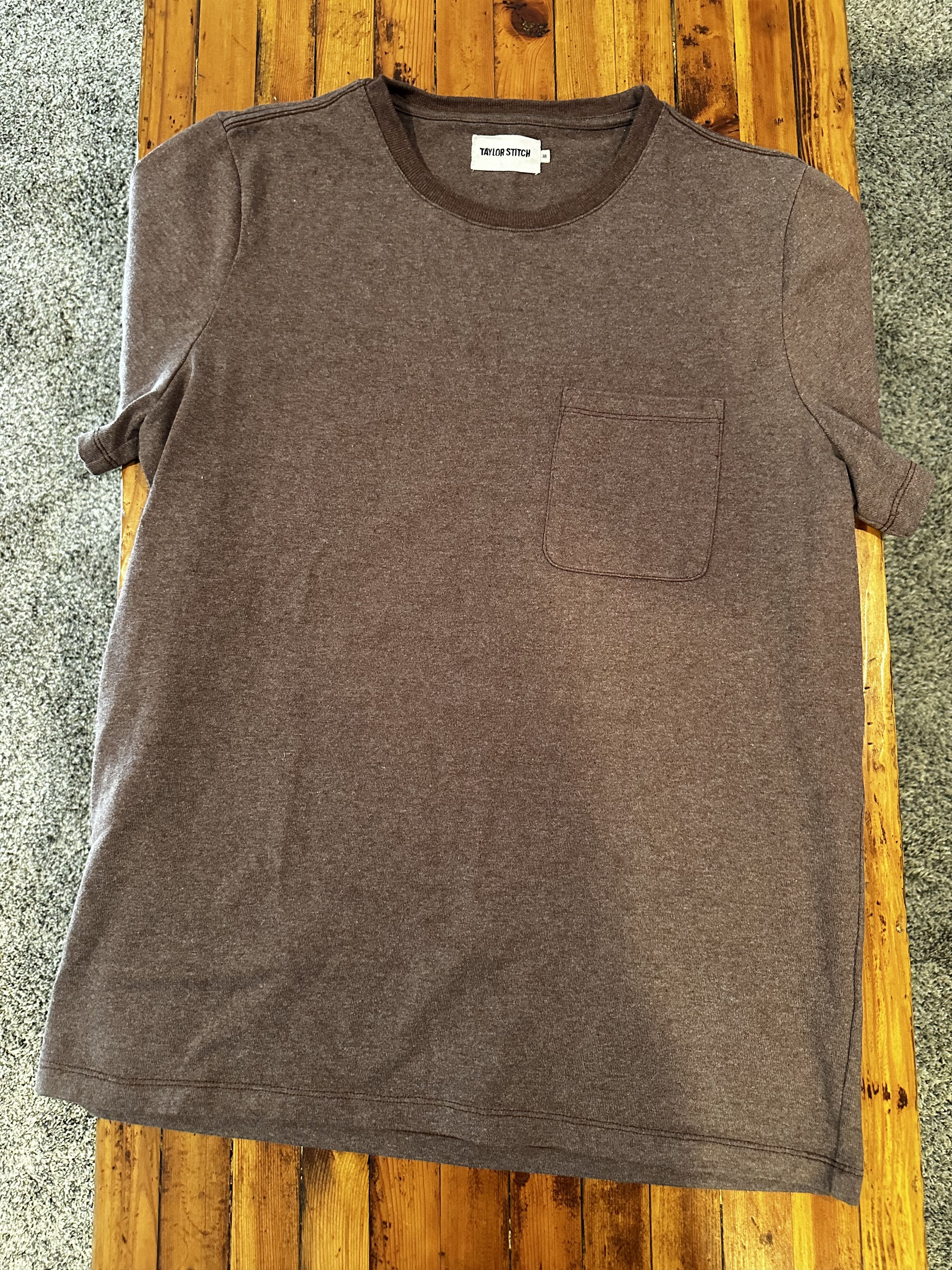 Heavy Bag Tee in Russet