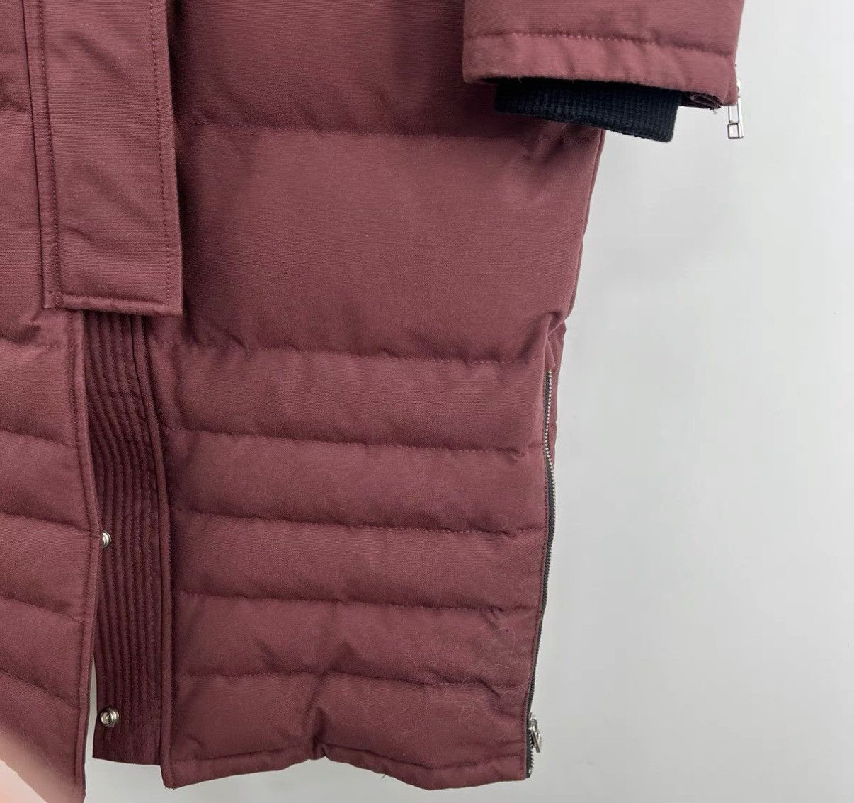 Moose Knuckles Moose Knuckles Saskatchewan Long Down Jacket Wine Red K12 Size S / US 4 / IT 40 - 5 Thumbnail