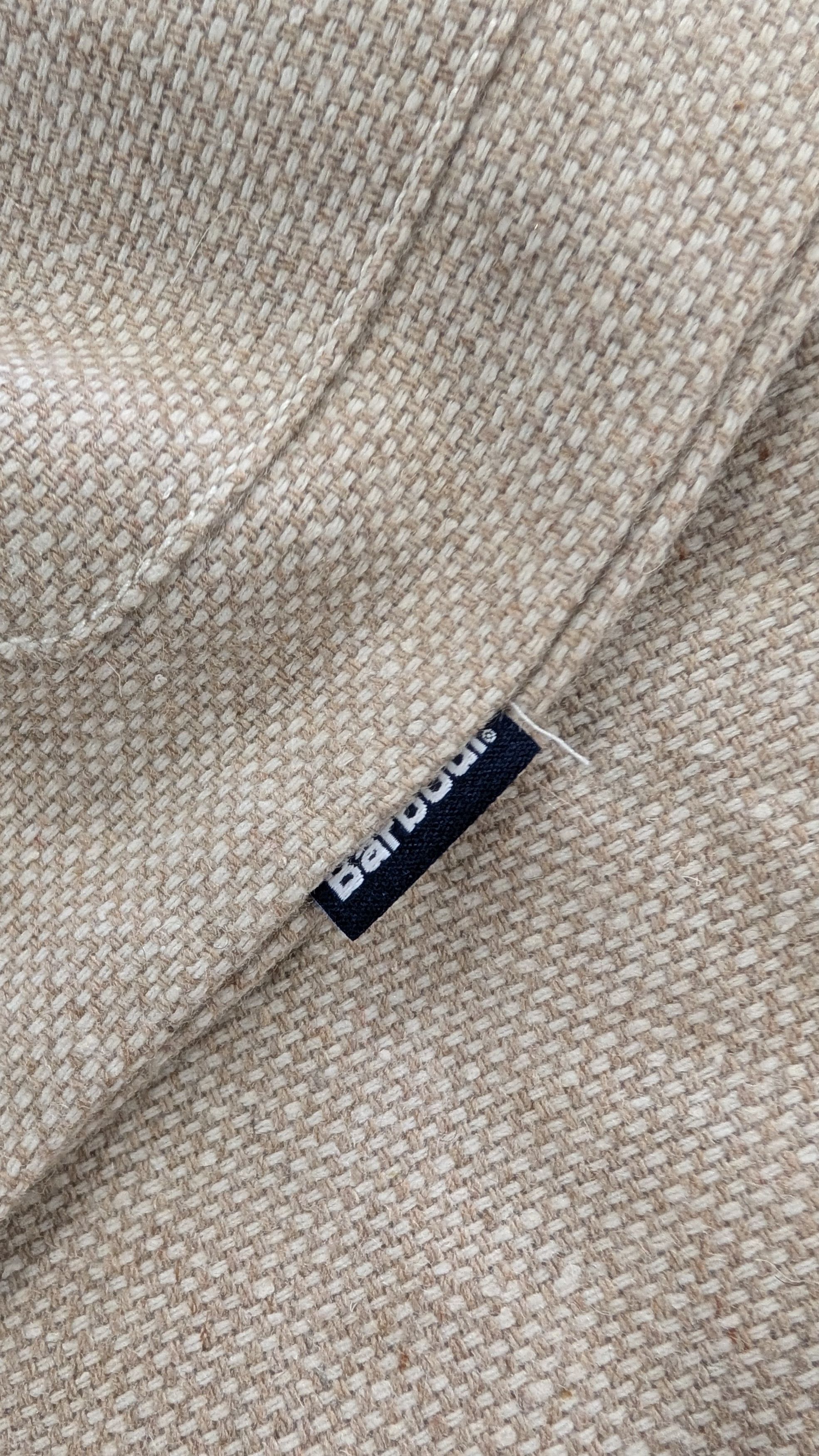 Barbour Barbour Waterhill Tailored Overshirt Stone Marl Wool Blend Size US M / EU 48-50 / 2 - 7 Thumbnail
