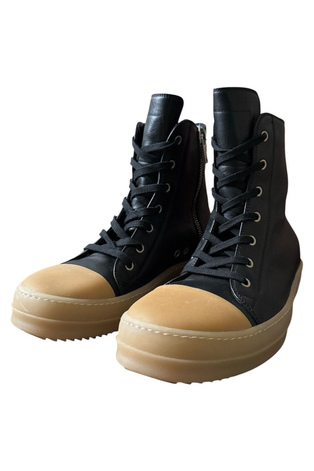 Rick Owens × Rick Owens Drkshdw Rick Owens Ramones Zebra Black