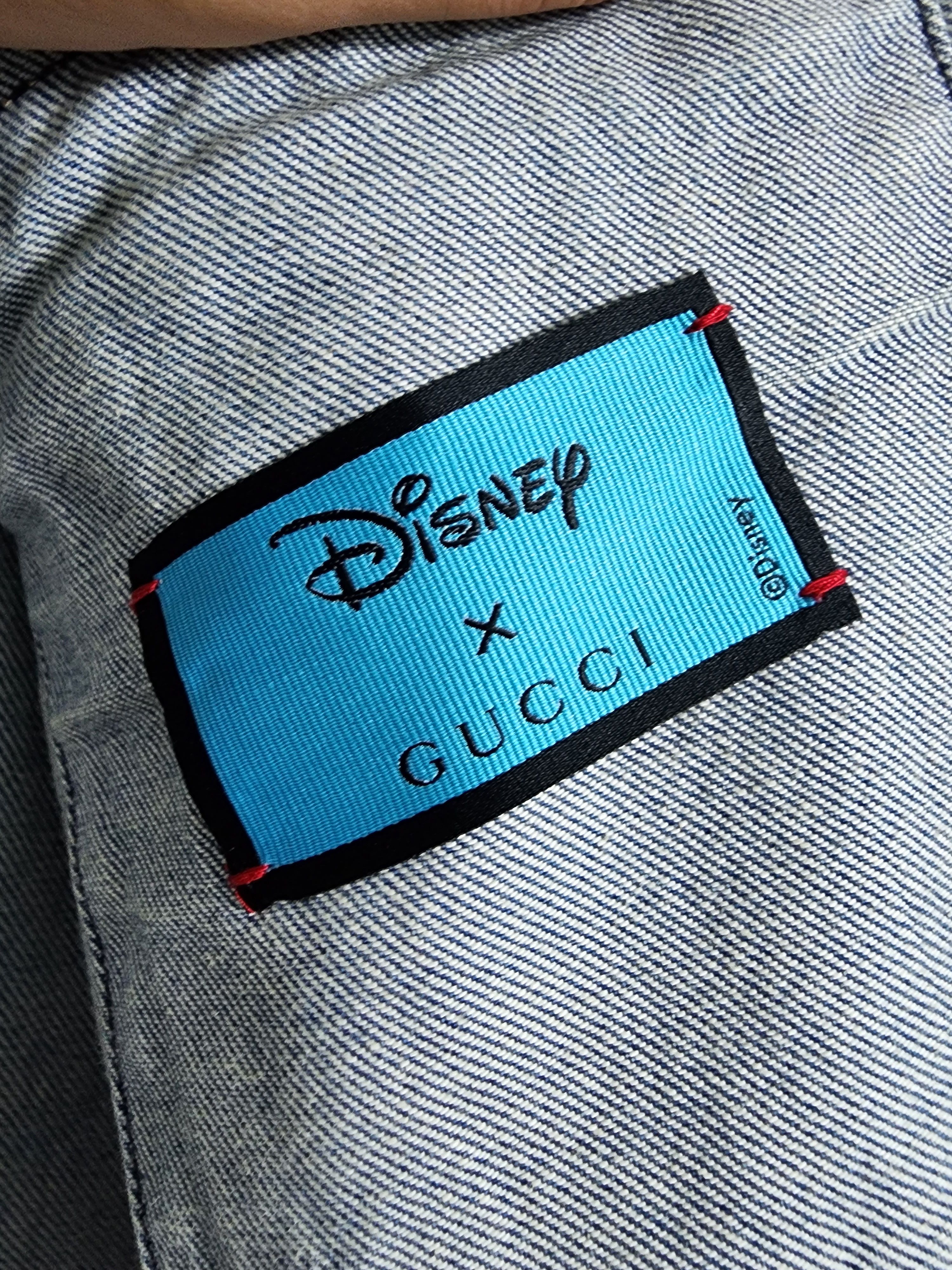 Disney × Gucci Donald Duck Embroidered Denim Jacket Size 56 Size US XXL / EU 58 / 5 - 12 Thumbnail