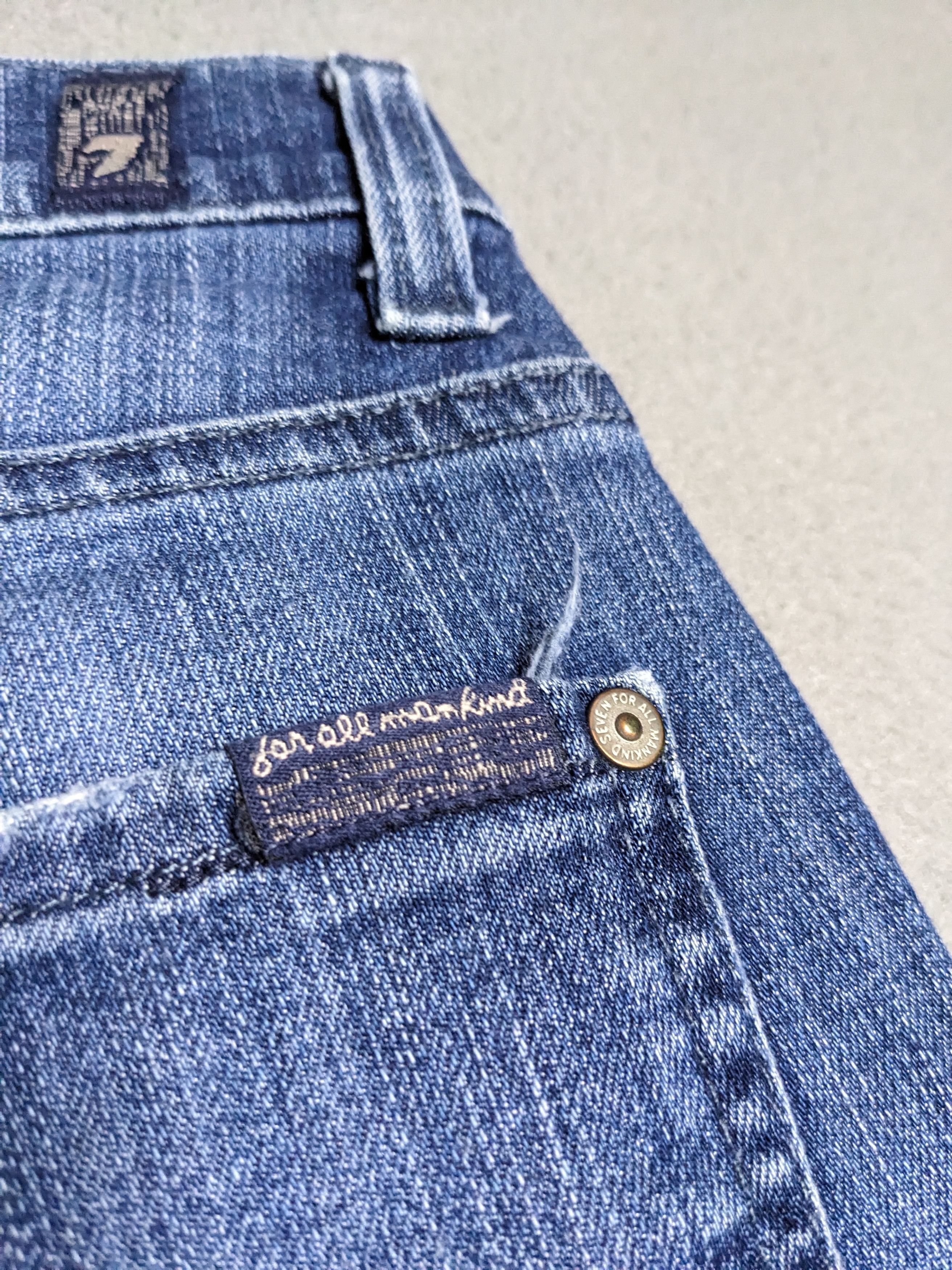 7 For All Mankind 7 For All Mankind Standard Jeans 32x31 Denim Button Fly Y2K Size US 32 / EU 48 - 13 Thumbnail
