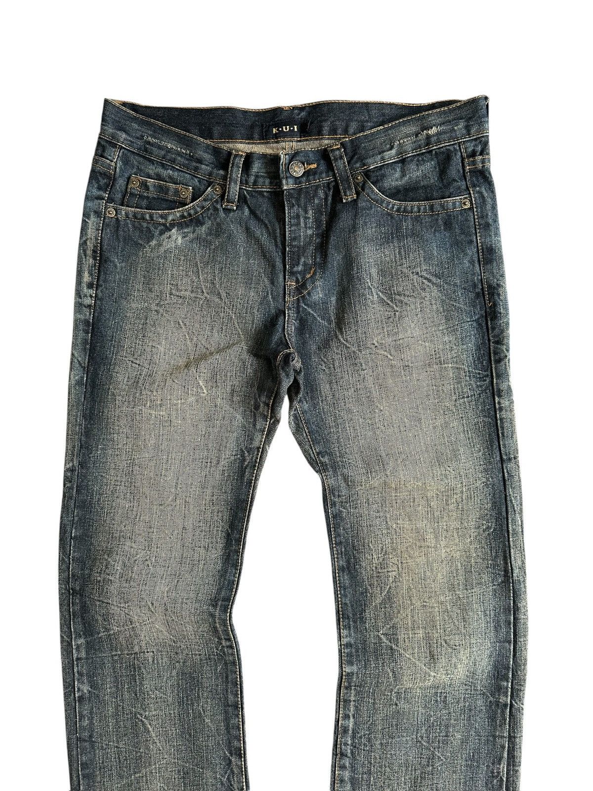 Japanese Brand 🔥Jrock / Vkei🔥 - K.U.I Co. Ltd mudmax denim jeans Size US 35 - 5 Thumbnail