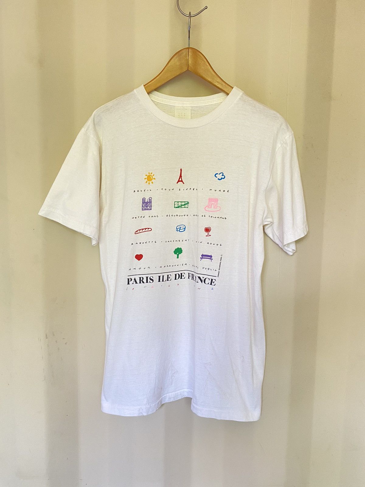 Vintage Vintage Paris tee Size US M / EU 48-50 / 2 - 1 Thumbnail