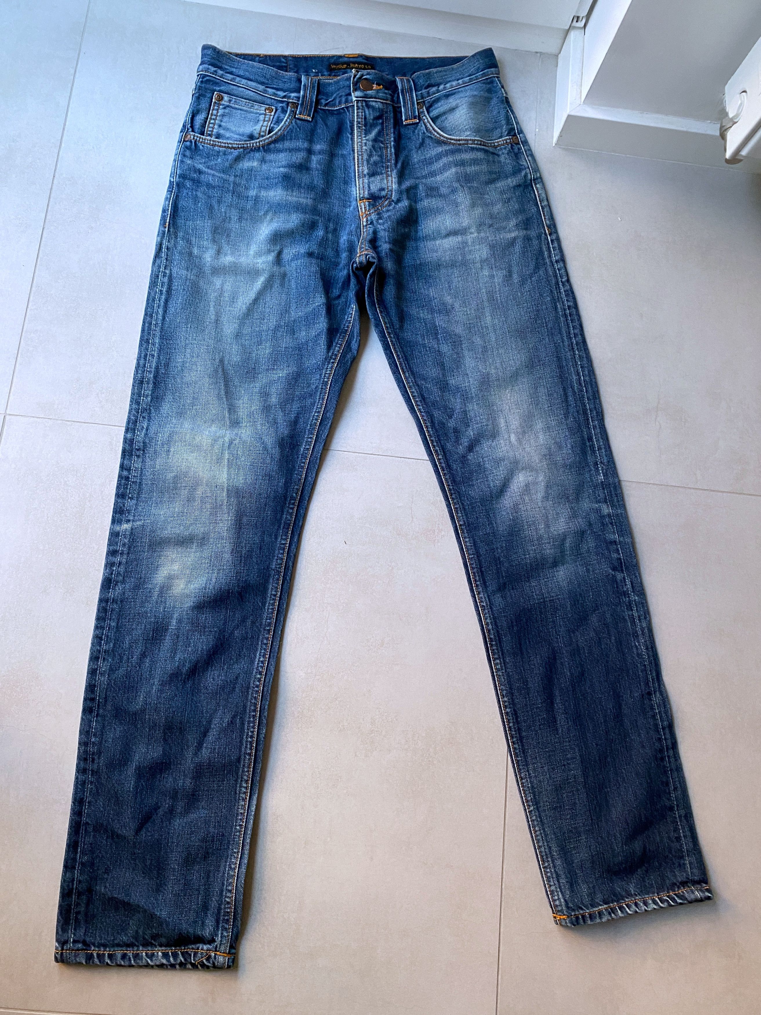 Nudie Jeans Nudie jeans Steady eddie whistle blue denim jeans sz W31 L32 Size US 31 - 3 Thumbnail
