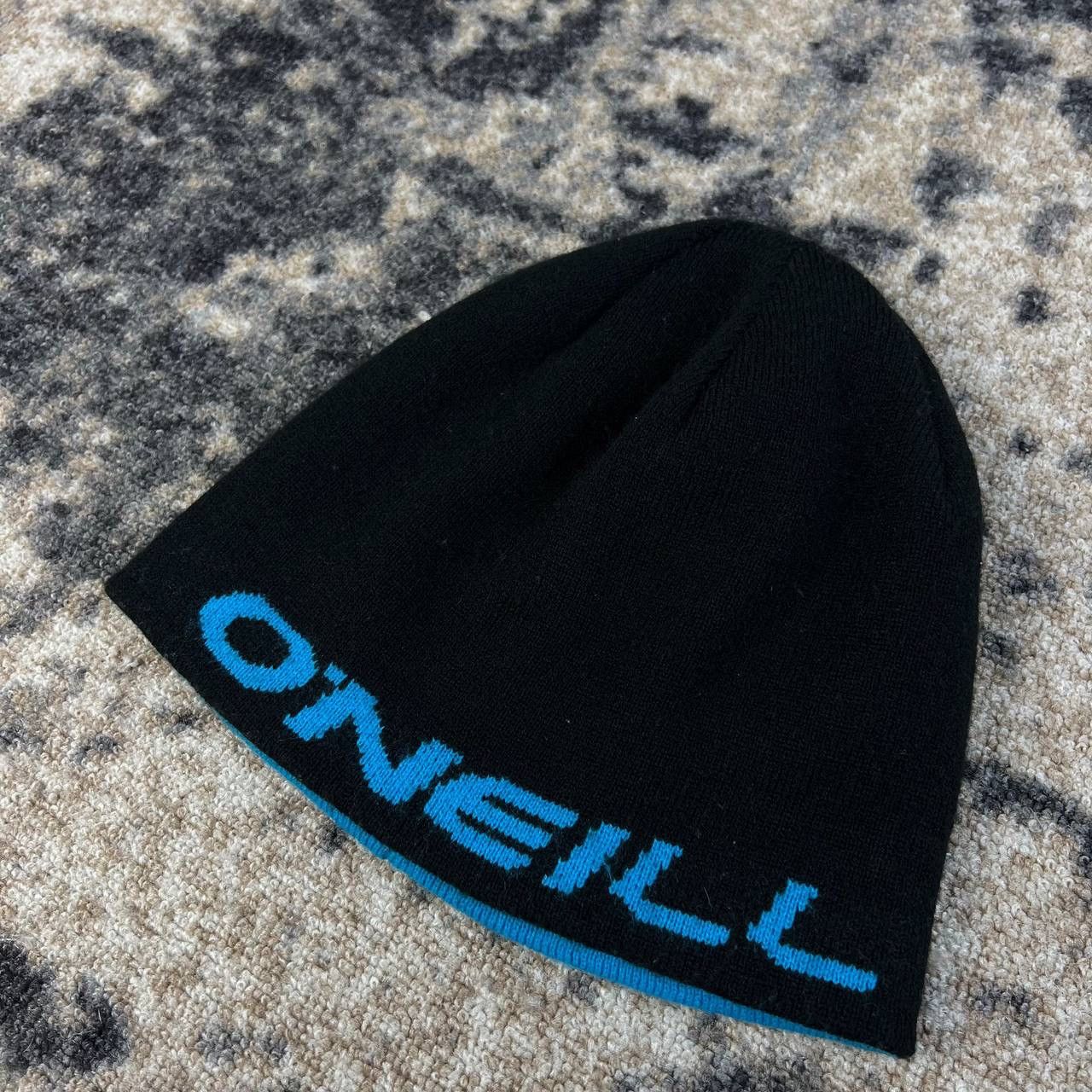 O'Neill Oneill Big Logo Two-Sides Vintage Y2K Beanie Hat Size ONE SIZE - 3 Thumbnail