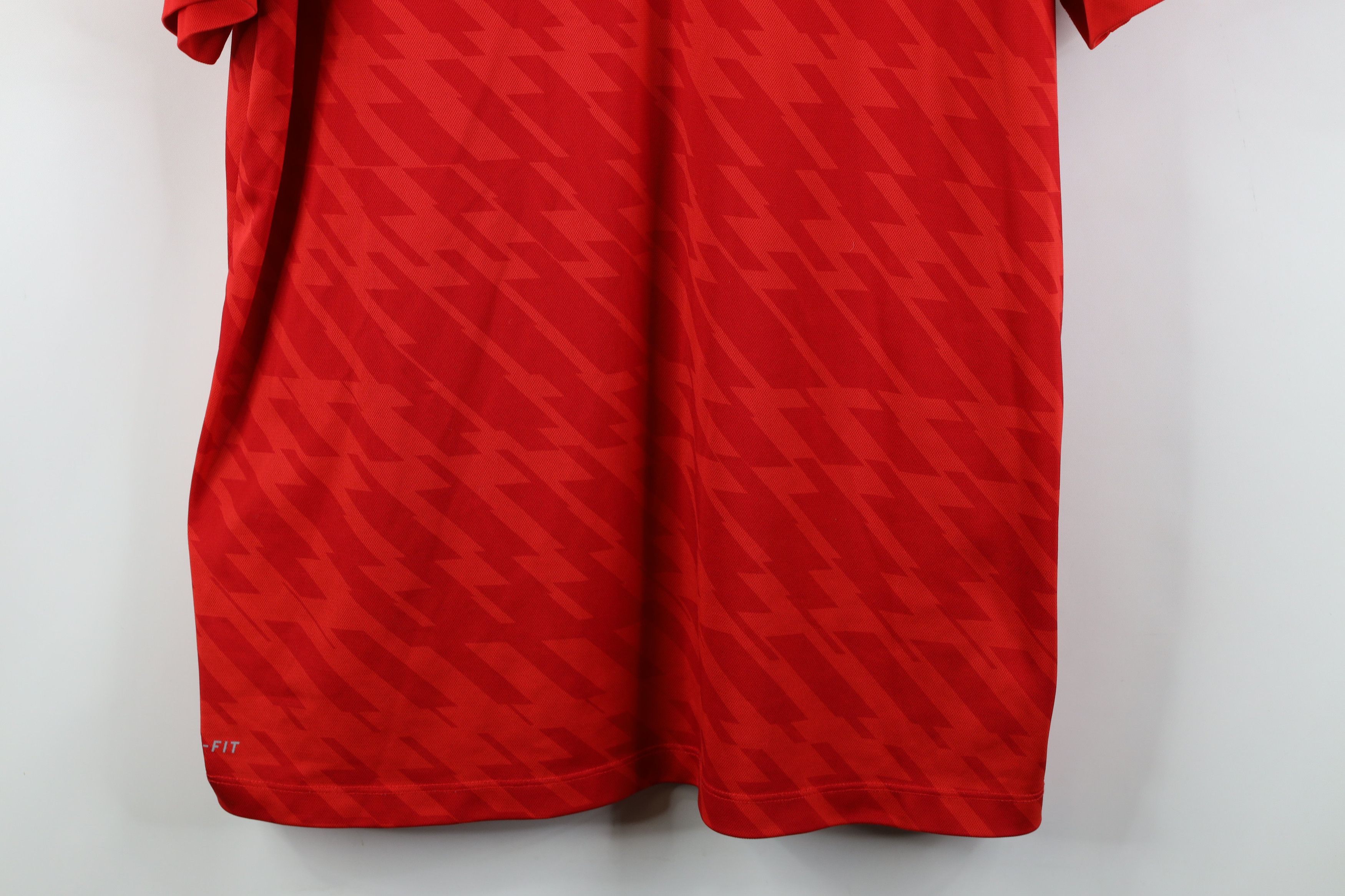Nike Nike Ohio State University Football Knit Golf Polo Shirt Red Size US XL / EU 56 / 4 - 3 Thumbnail