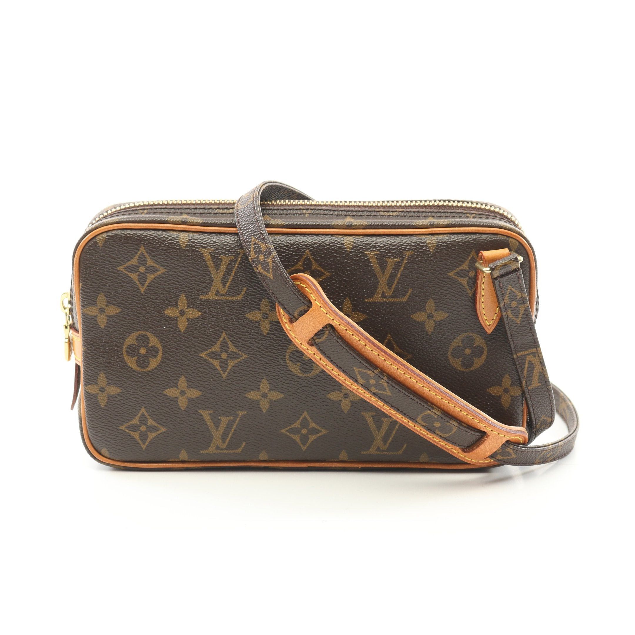 Louis Vuitton Louis Vuitton Marly Monogram Shoulder Bag Leather Brown Size ONE SIZE - 1 Thumbnail