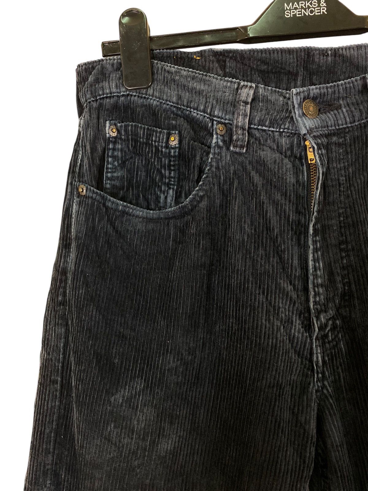 Levi's × Levi's Vintage Clothing Vintage Levis White Tab Blue Corduroy Pants Size US 33 - 7 Thumbnail