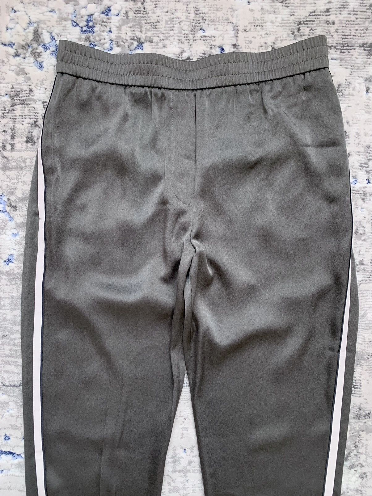 Brunello Cucinelli Brunello Cucinelli Track Stripe Pull-On Silk Pant Size 30" / US 8 / IT 44 - 3 Thumbnail