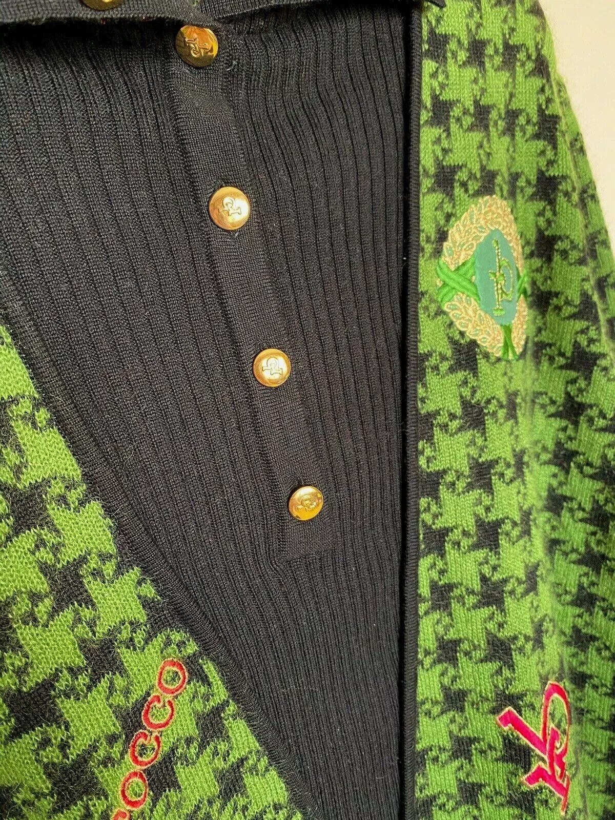 Other VINTAGE 90s ROCCO BAROCCO WOOL SWEATER WOMENS EMBROIDERED Size L / US 10 / IT 46 - 6 Thumbnail