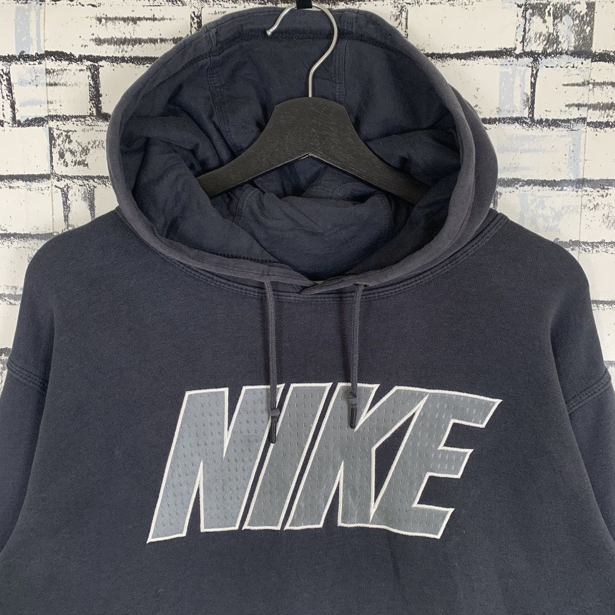 Designer × Nike × Vintage Nike Hoodie Trashed Hoodie Size US XXL / EU 58 / 5 - 3 Thumbnail