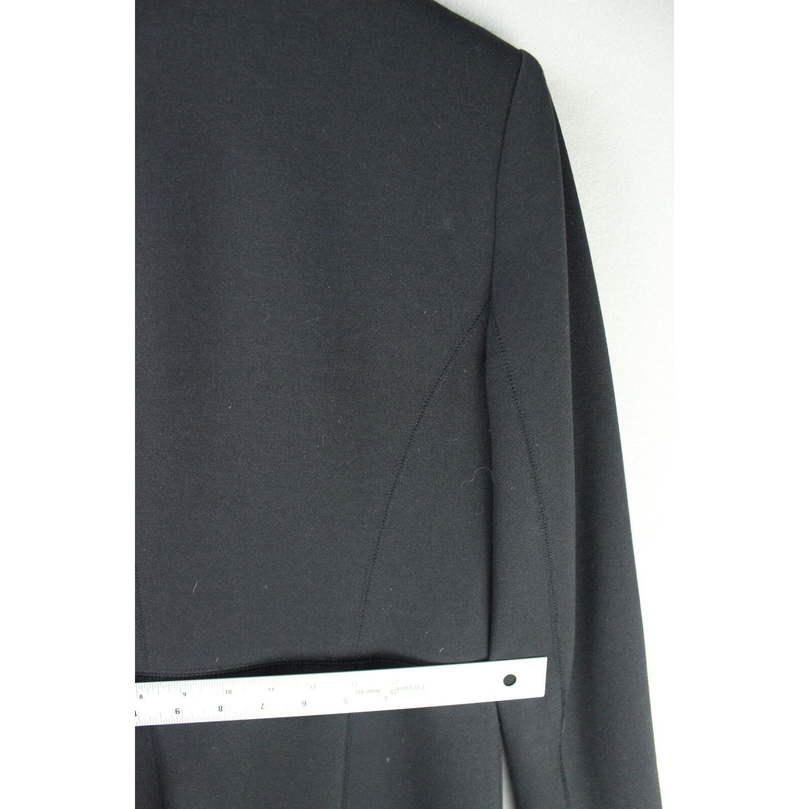 DKNY DKNY Women's Blazer Jacket Black Buttons/Pockets Oversized Size M / US 6-8 / IT 42-44 - 8 Thumbnail