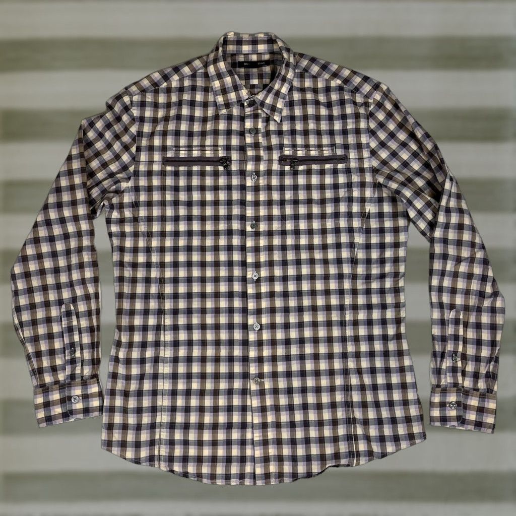 John Varvatos VINTAGE John Varvatos Button-Up Shirt Plaid XS? Size US M / EU 48-50 / 2 - 1 Thumbnail