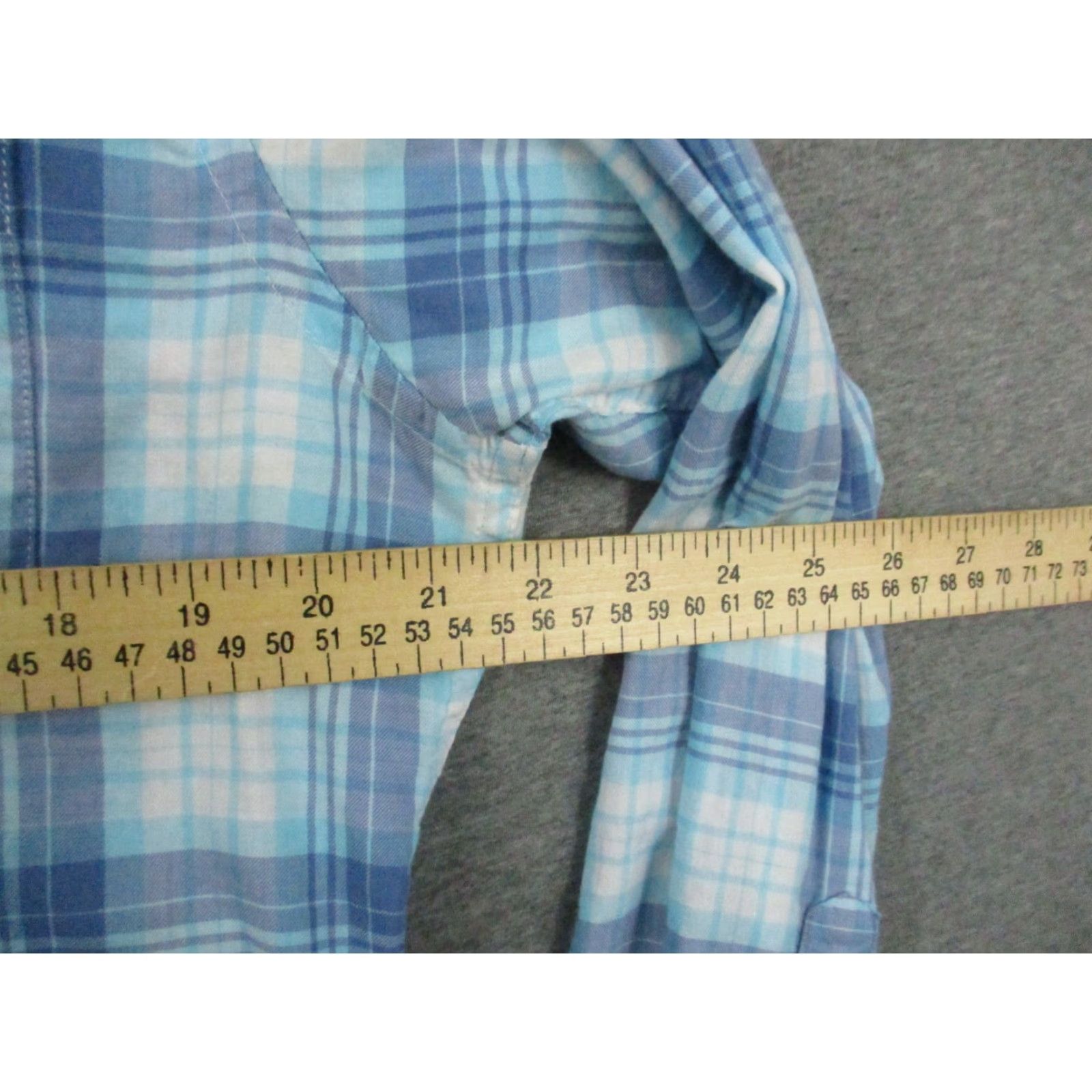 Peter Millar Peter Millar Shirt Crown Finish Medium Men Blue Plaid Long Sleeve Shirt Size US M / EU 48-50 / 2 - 6 Thumbnail