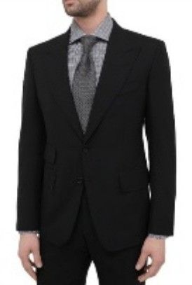 Tom Ford o1loc1c0724 11NL40 Blazer in Black Size US M / EU 48-50 / 2 - 1 Preview