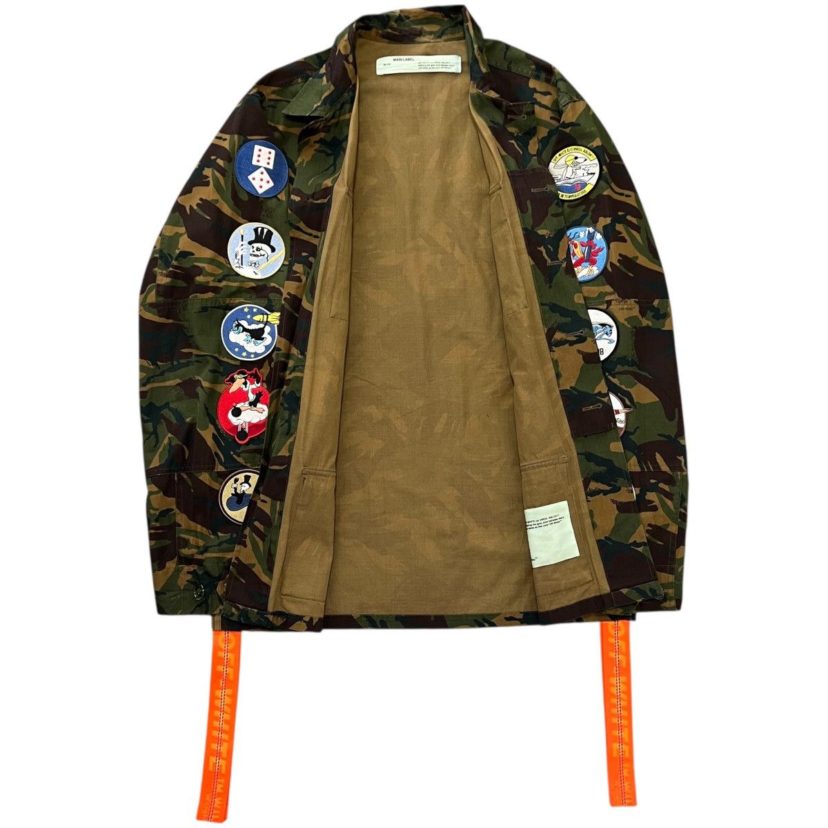 Off-White OFF-WHITE™ 2018SS Patchwork Camo Field Military Jacket Size US M / EU 48-50 / 2 - 6 Thumbnail