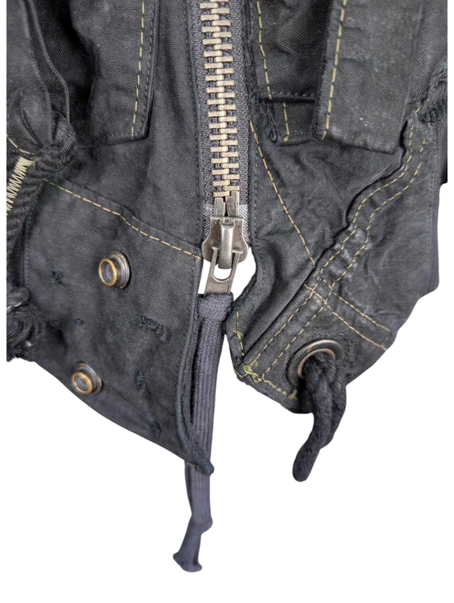 Greg Lauren Greg Lauren Back Satin Tent Boyfriend Flight Jacket Size US L / EU 52-54 / 3 - 8 Thumbnail