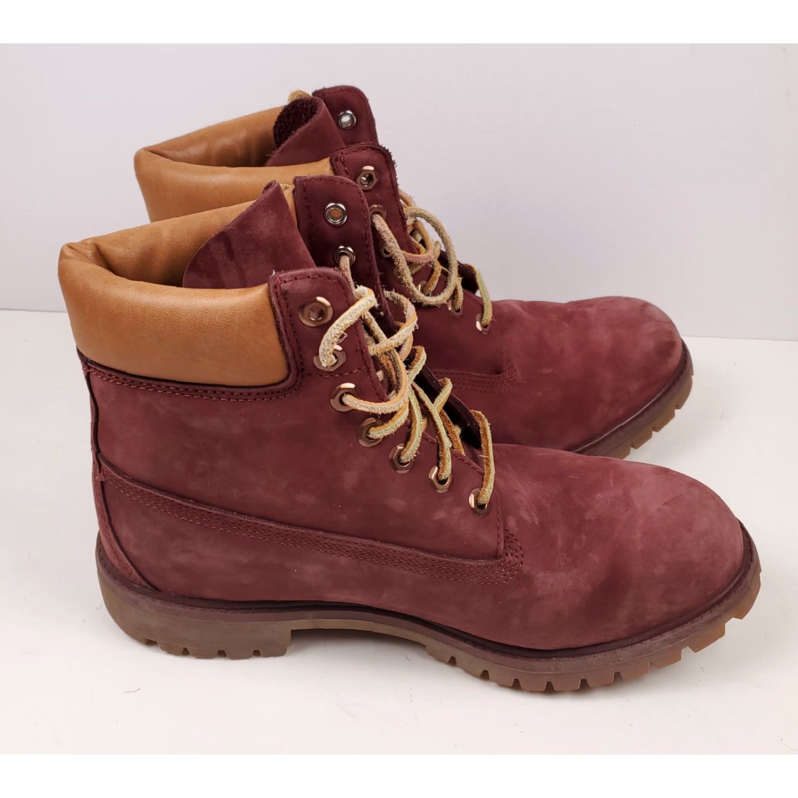 Timberland TIMBERLAND 6 Inch Premium Boot Suede Leather Red Patriotic Mens 10 M Boot Men Red Suede 6 Inch Premium Hikking Size US 10 / EU 43 - 6 Thumbnail
