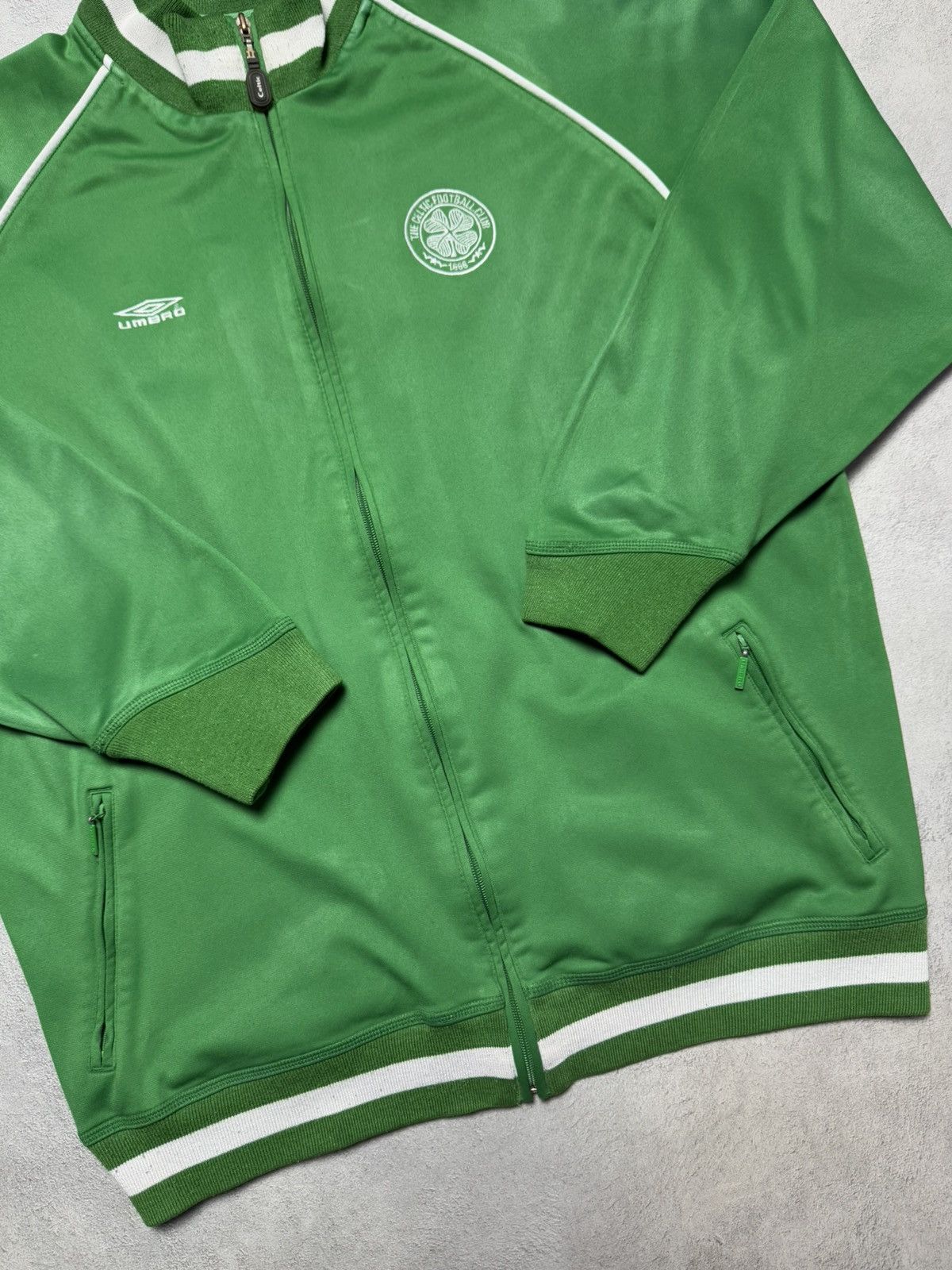 Umbro Celtic 2000 2001 Football Soccer Track Jacket Umbro Size US XL / EU 56 / 4 - 4 Thumbnail