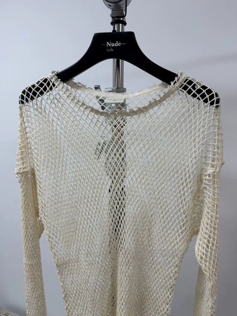 Dries Van Noten Dries Van Noten Mesh Milk White Base Layer Size S / US 4 / IT 40 - 2 Thumbnail