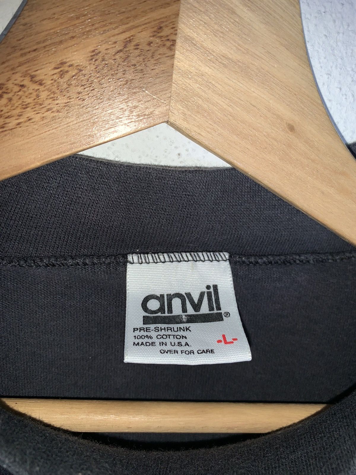 Vintage RARE!!!Vintage ANVIL Big Logo Long Sleeve Size US M / EU 48-50 / 2 - 4 Thumbnail