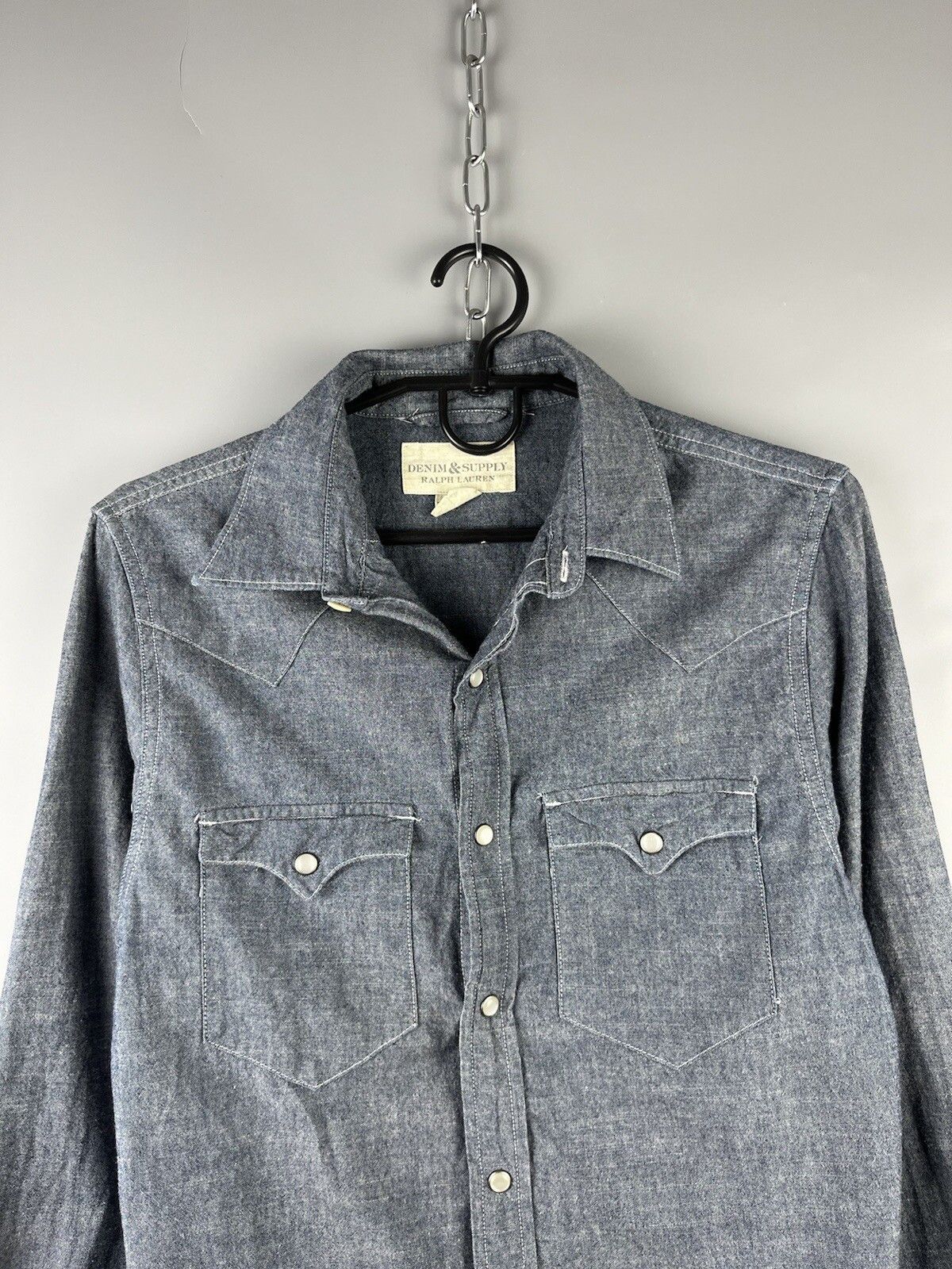 Denim & Supply Ralph Lauren Denim Supply Ralph Lauren Cotton Denim Shirt Size US S / EU 44-46 / 1 - 3 Thumbnail