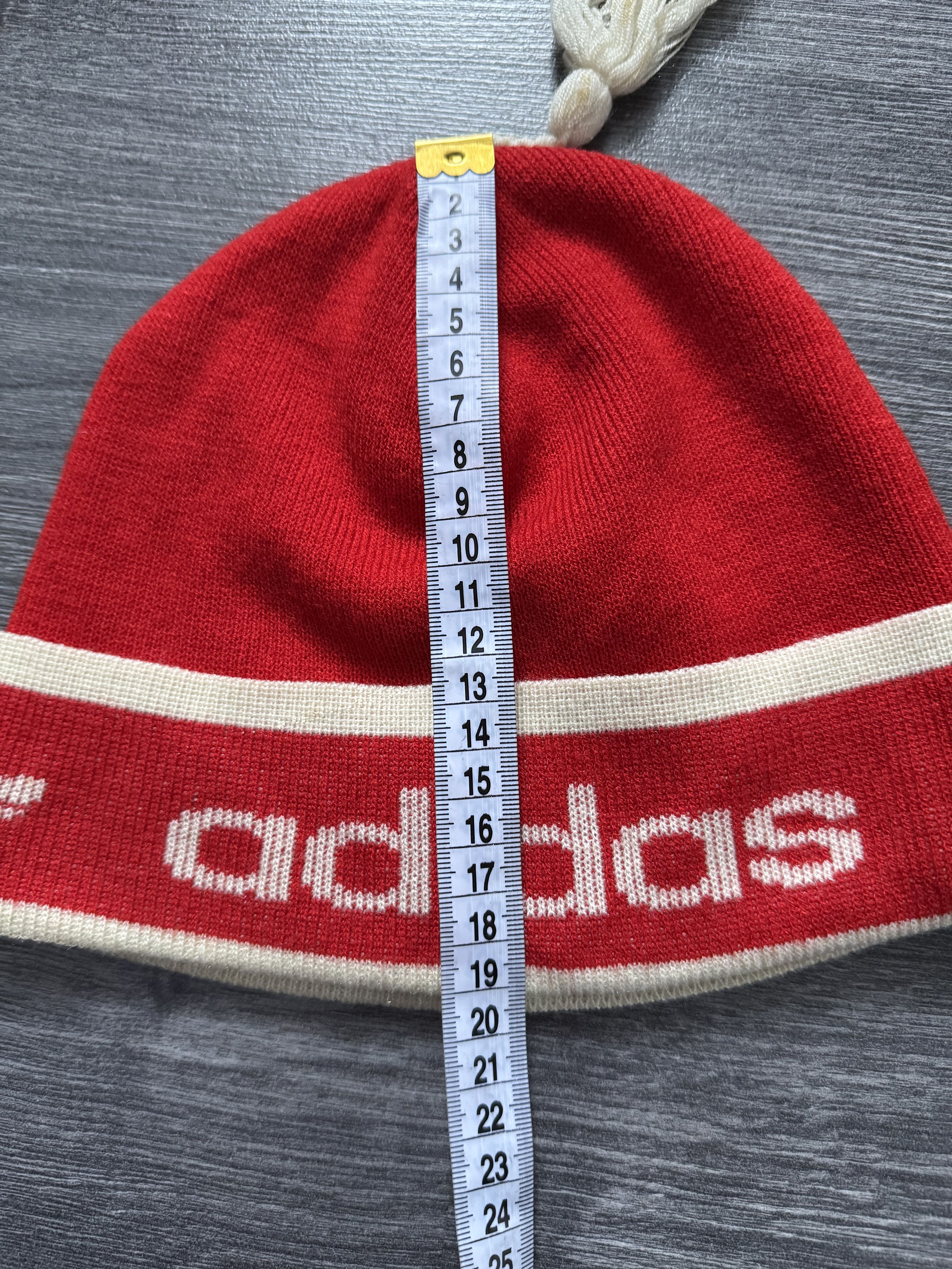 Adidas Vintage 70s - 80s Adidas West Germany Beanie Wool Hat Size ONE SIZE - 6 Thumbnail