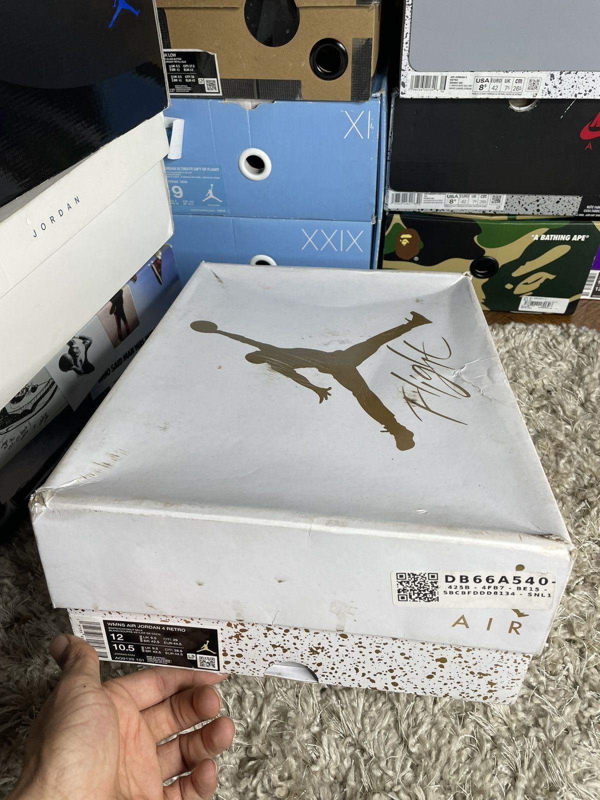 Jordan Brand Jordan 4 Sulfur Size US 10.5 / EU 43-44 - 12 Thumbnail