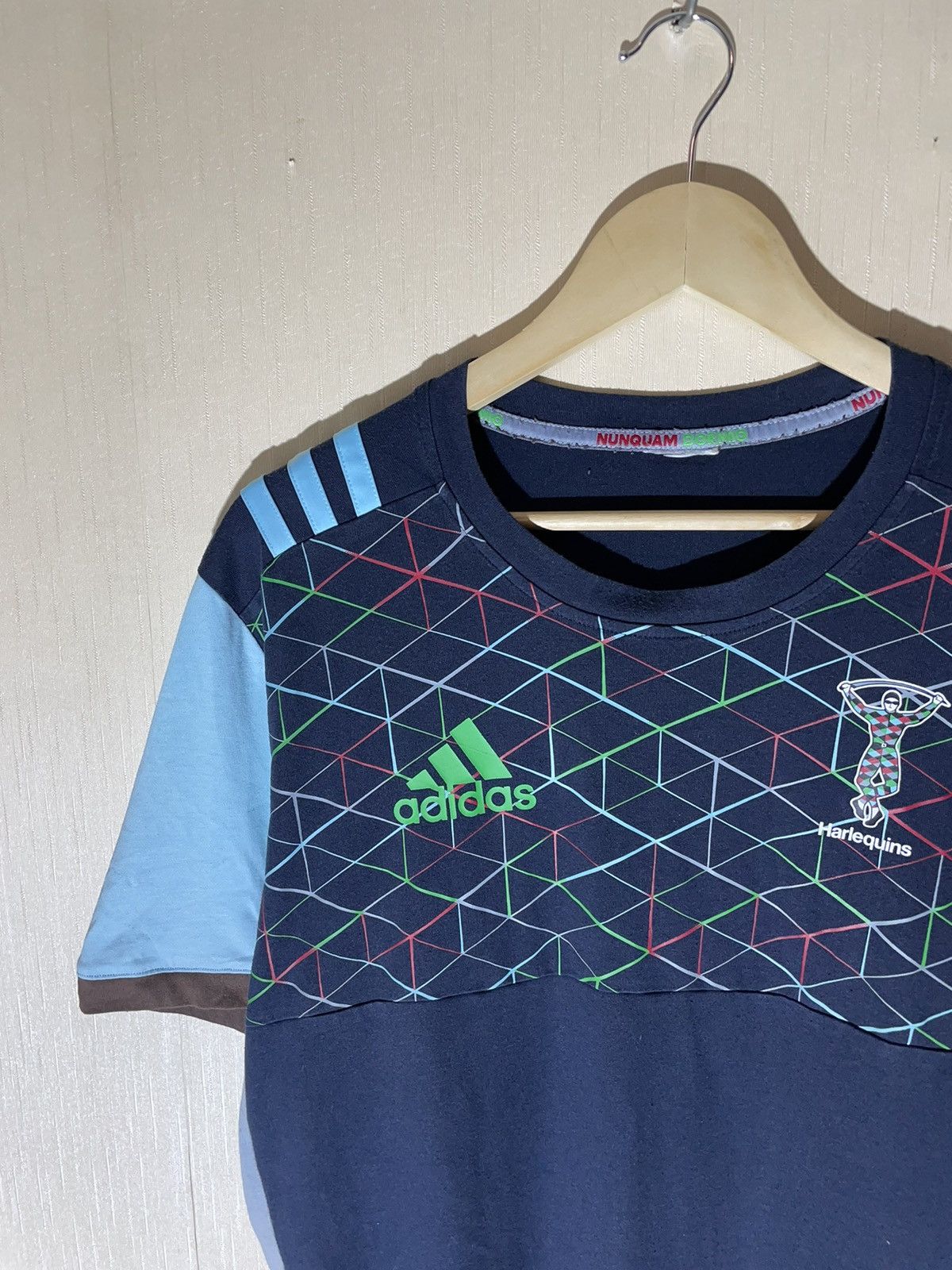 Adidas Adidas Harlequins rugby T shirt Size US L / EU 52-54 / 3 - 3 Thumbnail