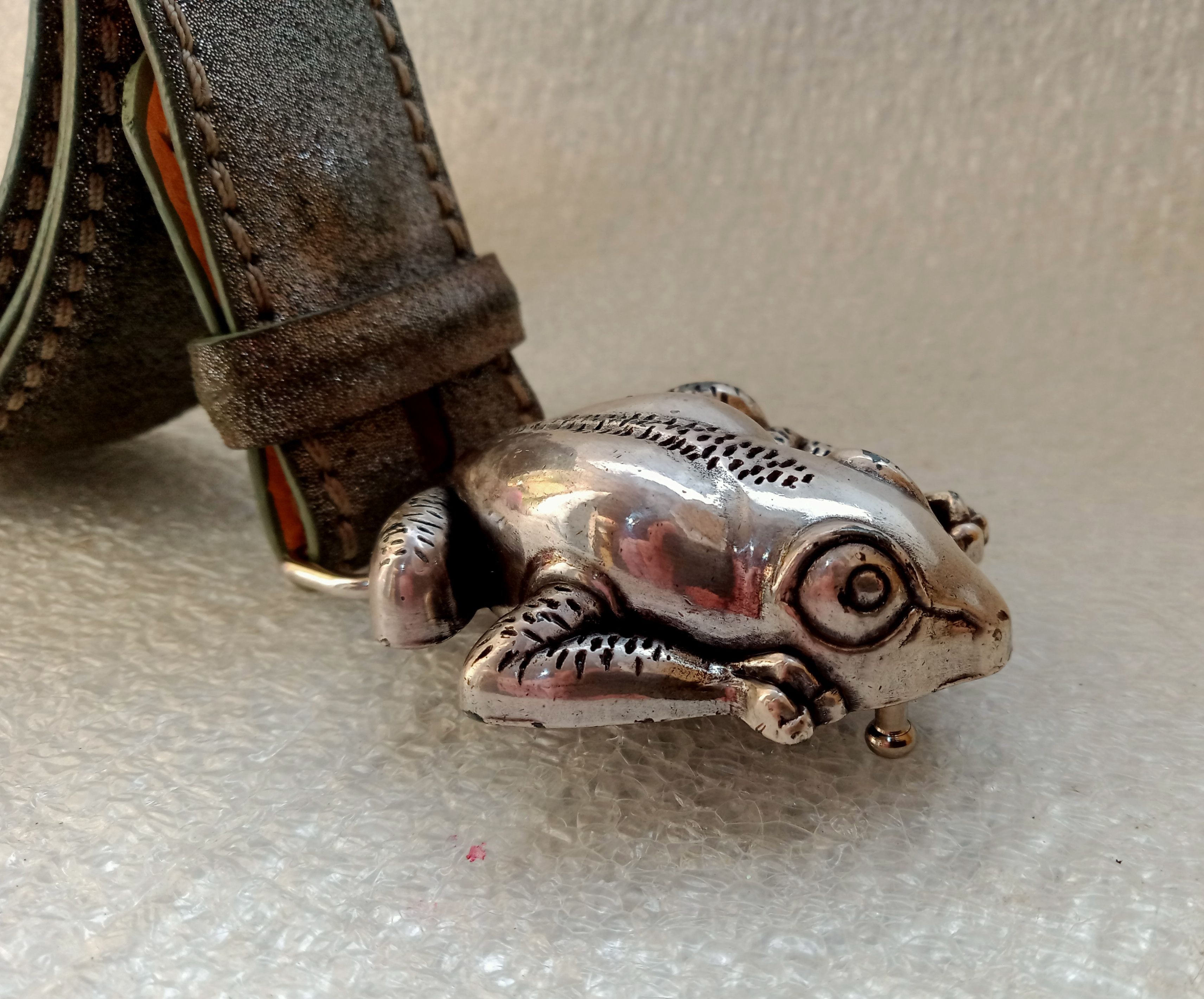 Other Reptile's House Italy Leather Belt Size ONE SIZE - 9 Thumbnail