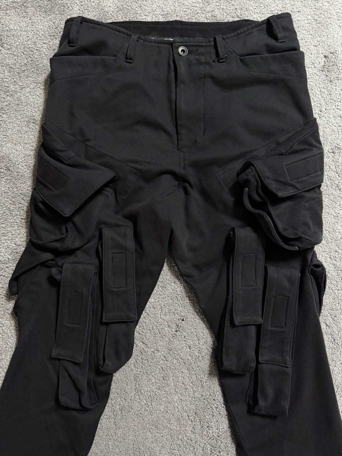 Julius Julius 7 Gasmask cargo sweat pants black size 1 Size US 32 / EU 48 - 2 Thumbnail