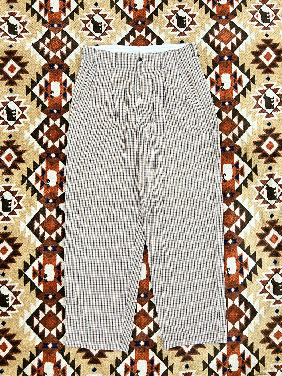 Nigel Cabourn Nigel Cabourn Checkered Pants Size US 32 / EU 48 - 4 Thumbnail