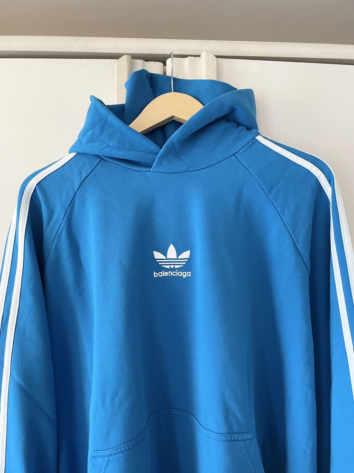 Adidas × Balenciaga Adidas Large Fit Stripes Hoodie (3) Size US L / EU 52-54 / 3 - 3 Thumbnail