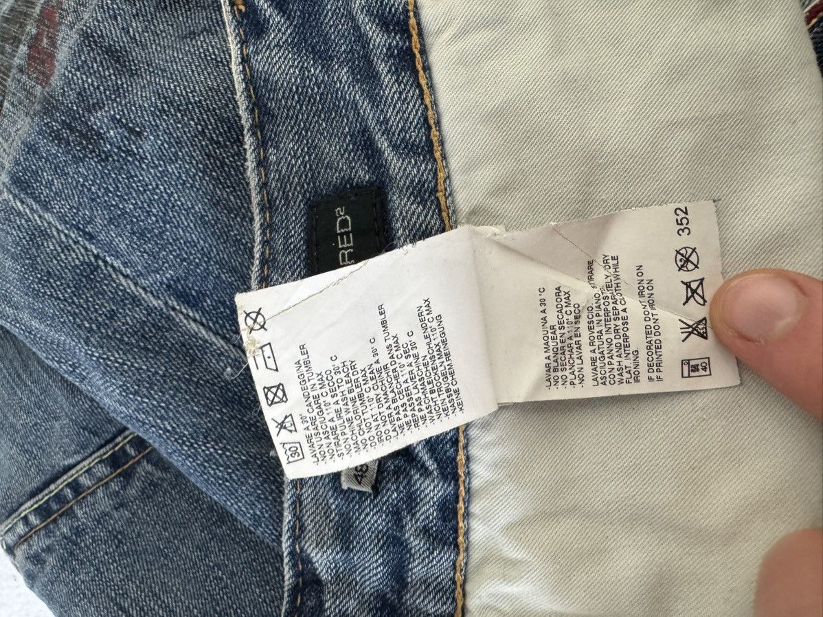 Dsquared2 Dsquared2 Distressed Luxury Denim Pant Jeans Rare Slim Y2k Size US 32 / EU 48 - 8 Thumbnail