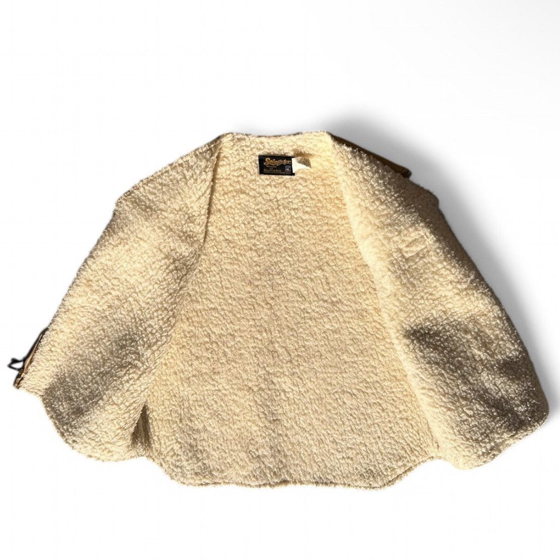 Swingster × Vintage VTG 70s Swigster Sherpa Ranch Western Suede Vest Men's XL Size US XL / EU 56 / 4 - 3 Thumbnail