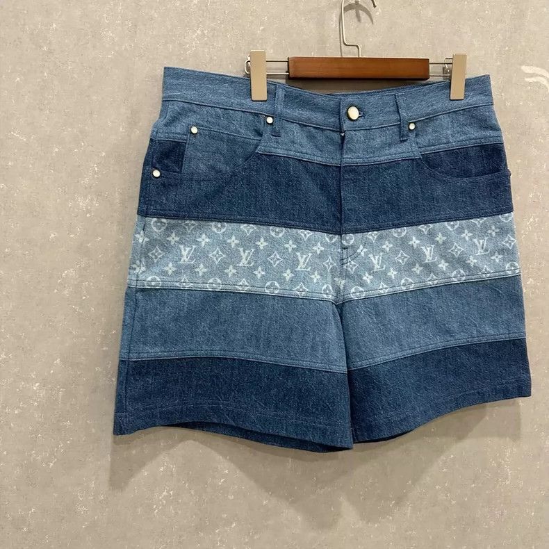 Louis Vuitton Louis Vuitton Reading Patchwork Denim Shorts Nextarrow-2505 Size US 34 / EU 50 - 3 Thumbnail
