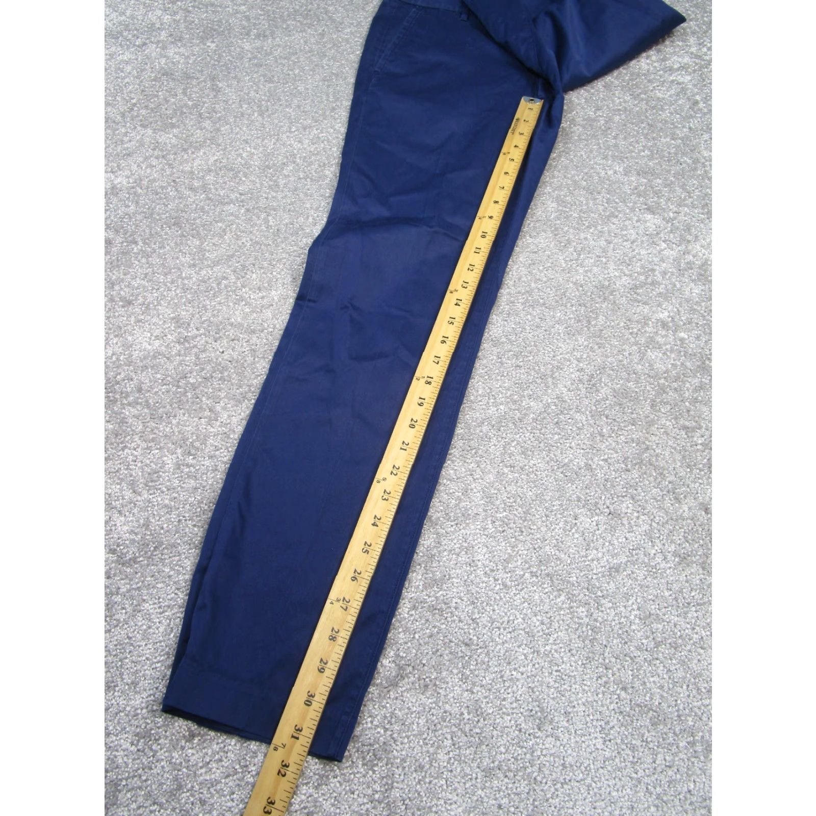 Bonobos VINTAGE Bonobos Dress Pants Mens 30 Dark Blue Cotton Slim Fit 30x31 Blue City College Preppy Mens Size US 30 / EU 46 - 4 Thumbnail