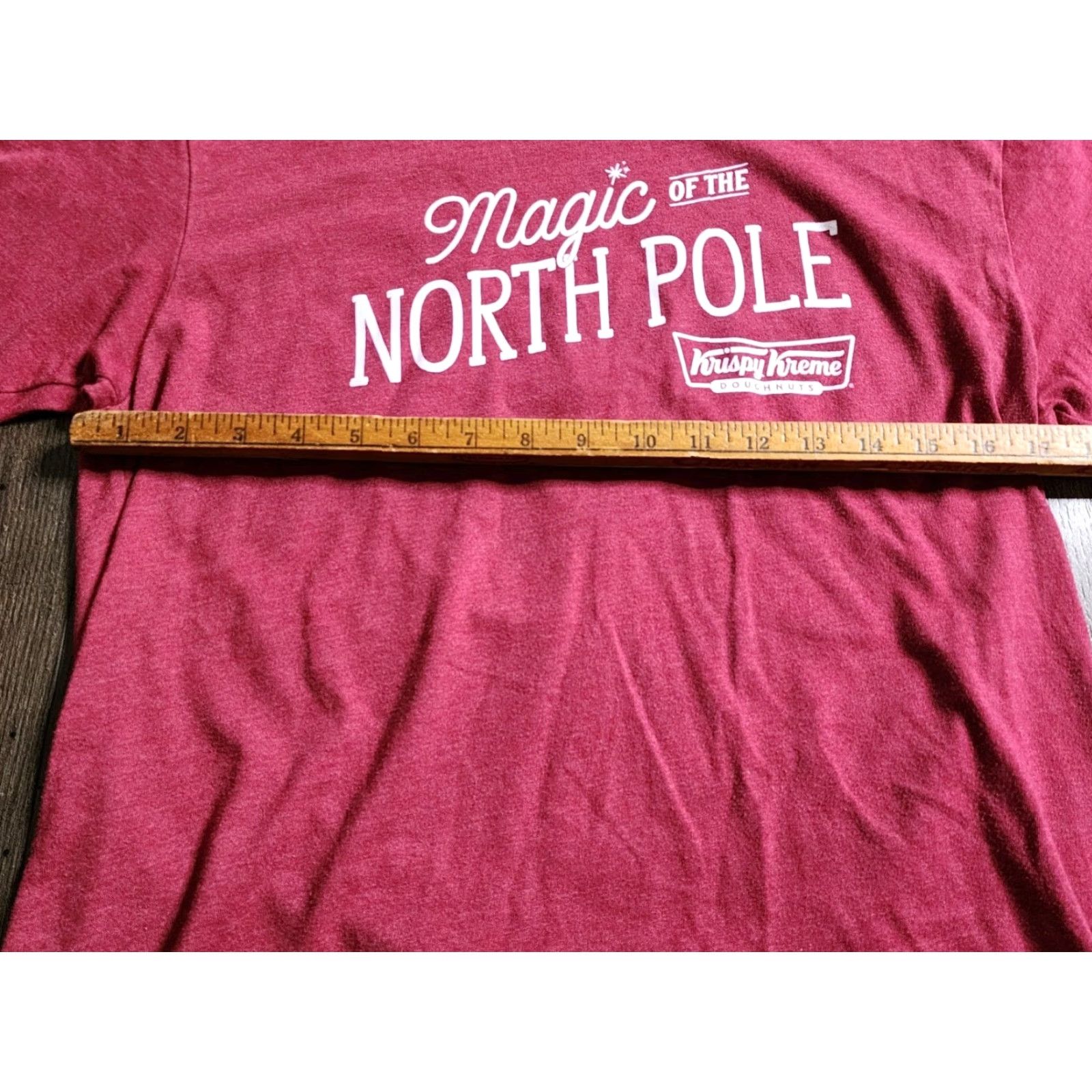 Vintage Mens M Krispy Kreme Doughnut Patrol North Pole Christmas T Shirt Double Sided Size US M / EU 48-50 / 2 - 2 Thumbnail