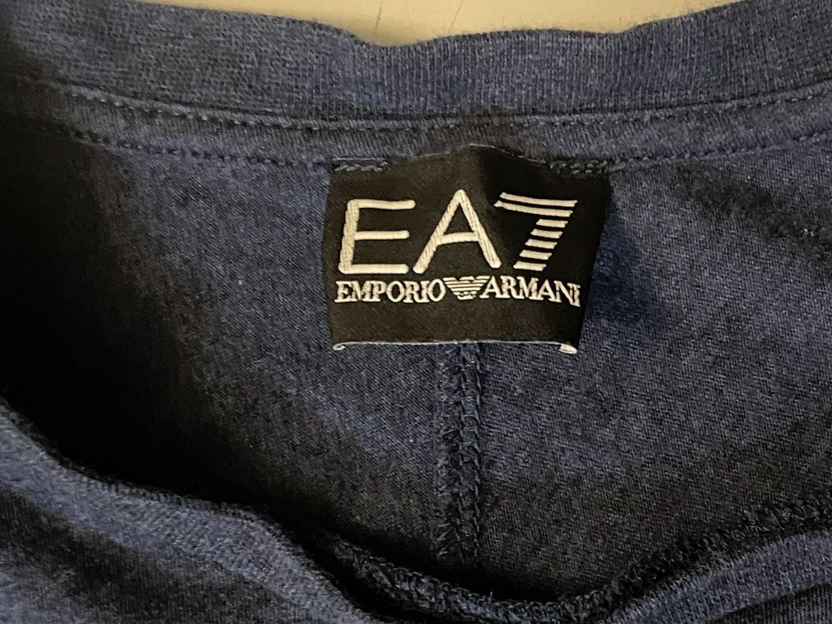 Emporio Armani Emporio Armani EA7 Short Sleeve Mens T Shirt XXL Navy Blue Size US XXL / EU 58 / 5 - 3 Thumbnail